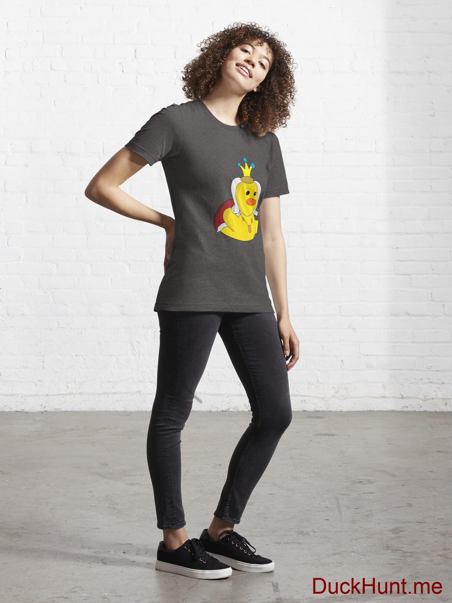 Royal Duck Charcoal Heather Essential T-Shirt (Front printed) alternative image 3