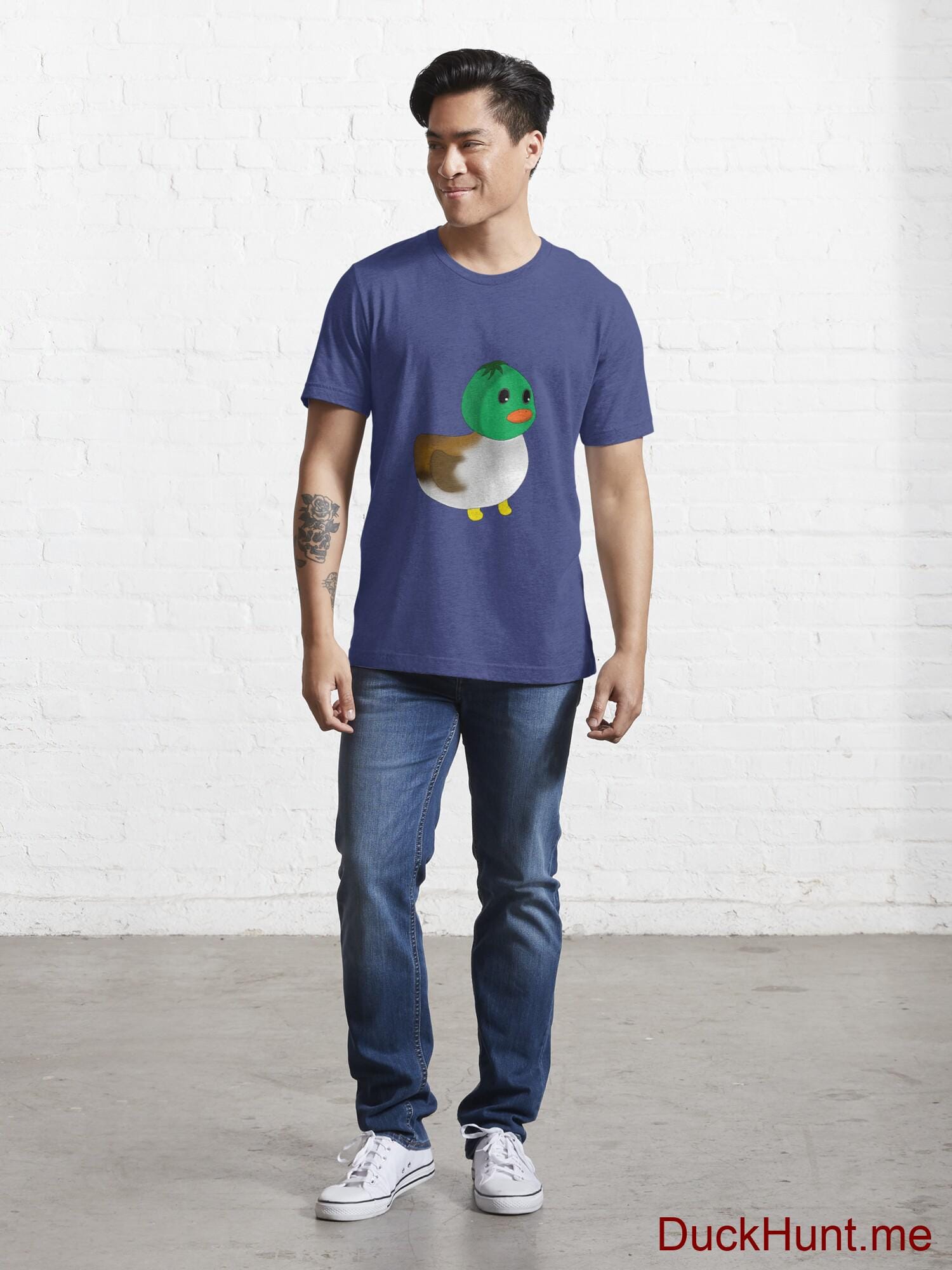 Normal Duck Blue Essential T-Shirt (Front printed) alternative image 4