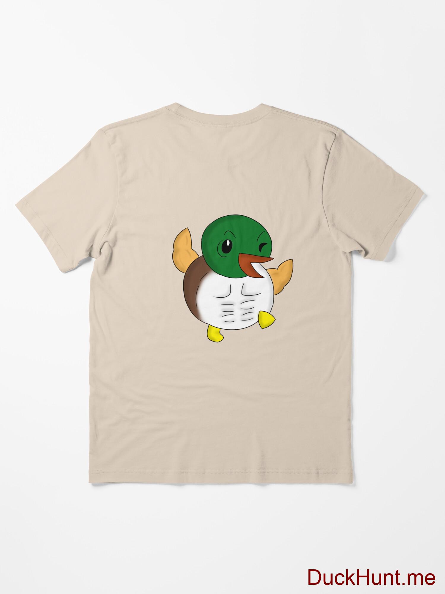 Super duck Creme Essential T-Shirt (Back printed) alternative image 1