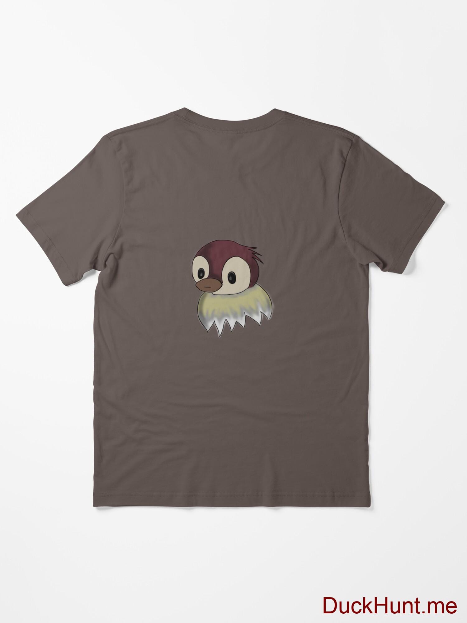 Ghost Duck (fogless) Dark Grey Essential T-Shirt (Back printed) alternative image 1