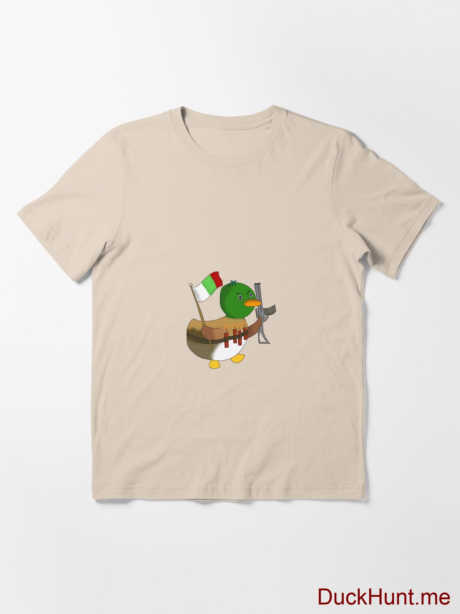 Kamikaze Duck Creme Essential T-Shirt (Front printed) alternative image 2