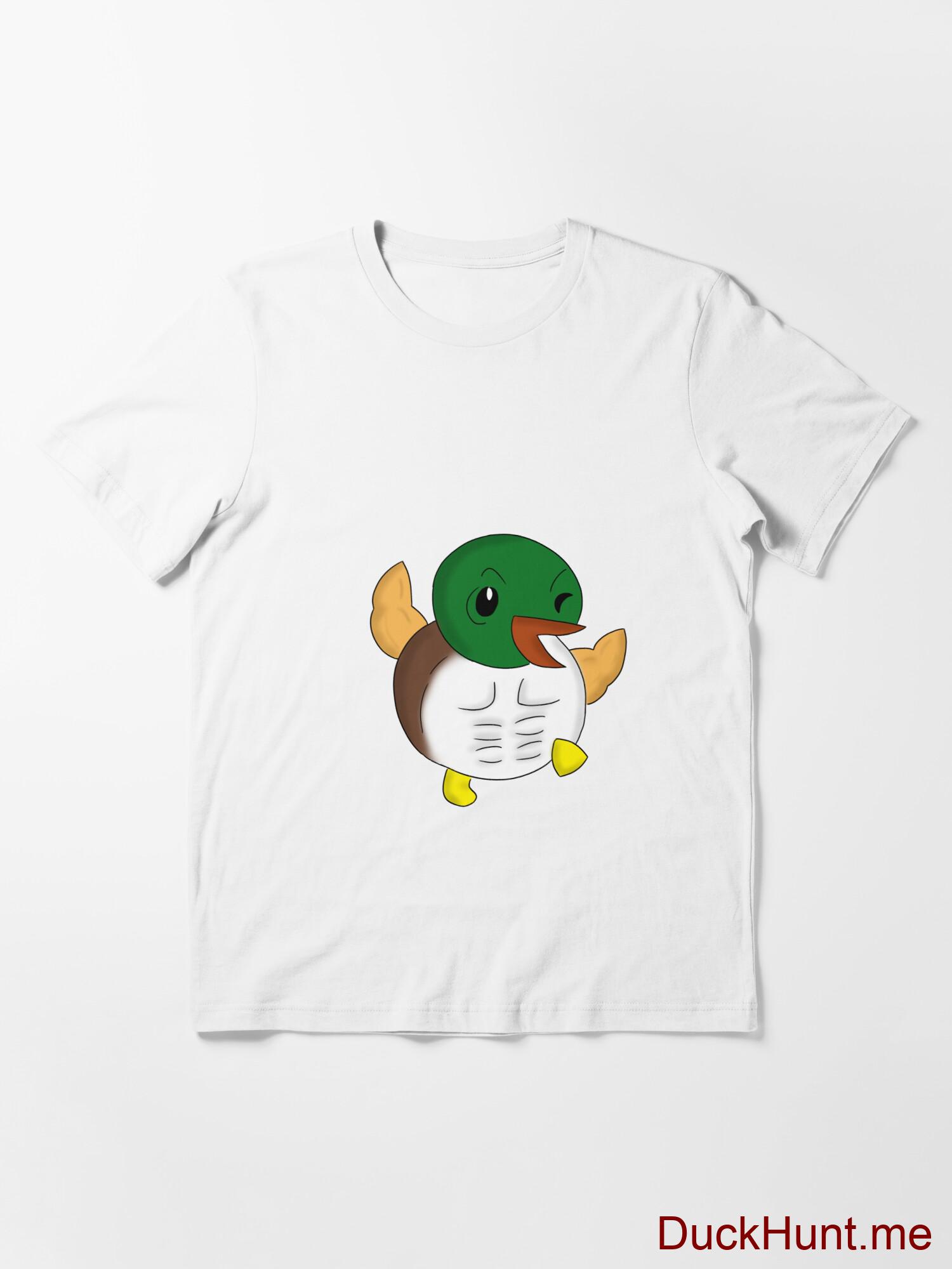 Super duck White Essential T-Shirt (Front printed) alternative image 2