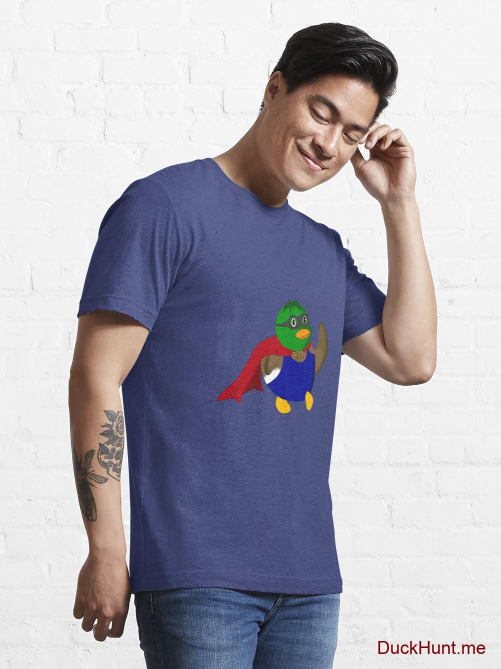 Alive Boss Duck Blue Essential T-Shirt (Front printed) alternative image 6