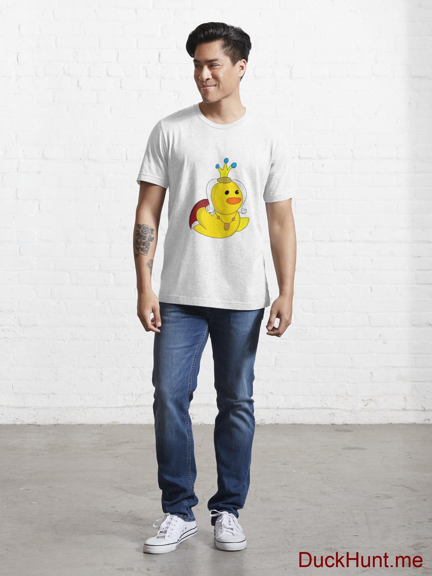 Royal Duck White Essential T-Shirt (Front printed) alternative image 4
