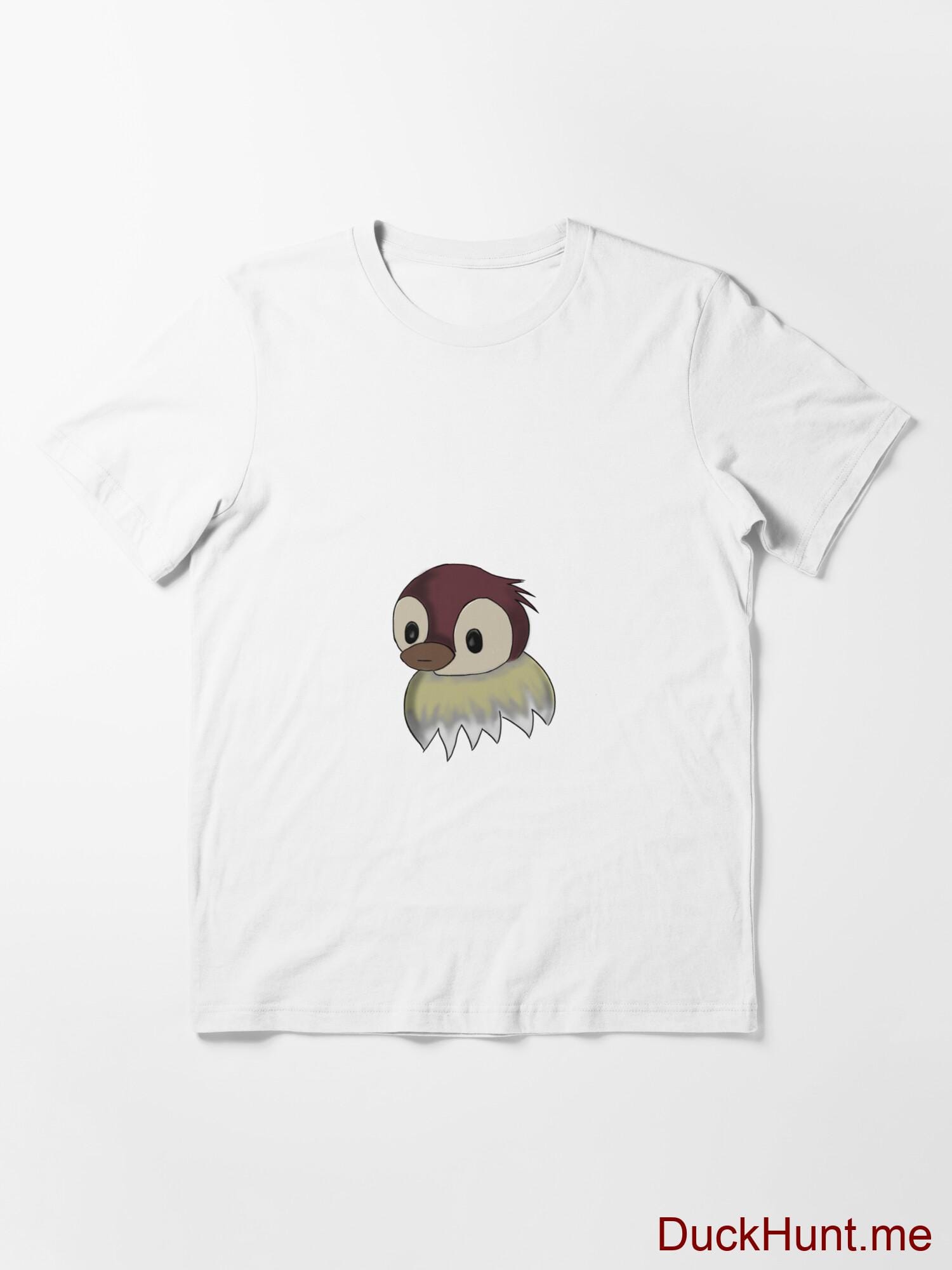 Ghost Duck (fogless) White Essential T-Shirt (Front printed) alternative image 2
