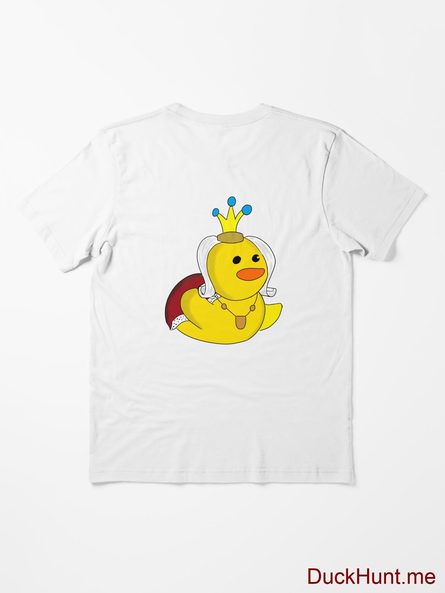 Royal Duck White Essential T-Shirt (Back printed) alternative image 1
