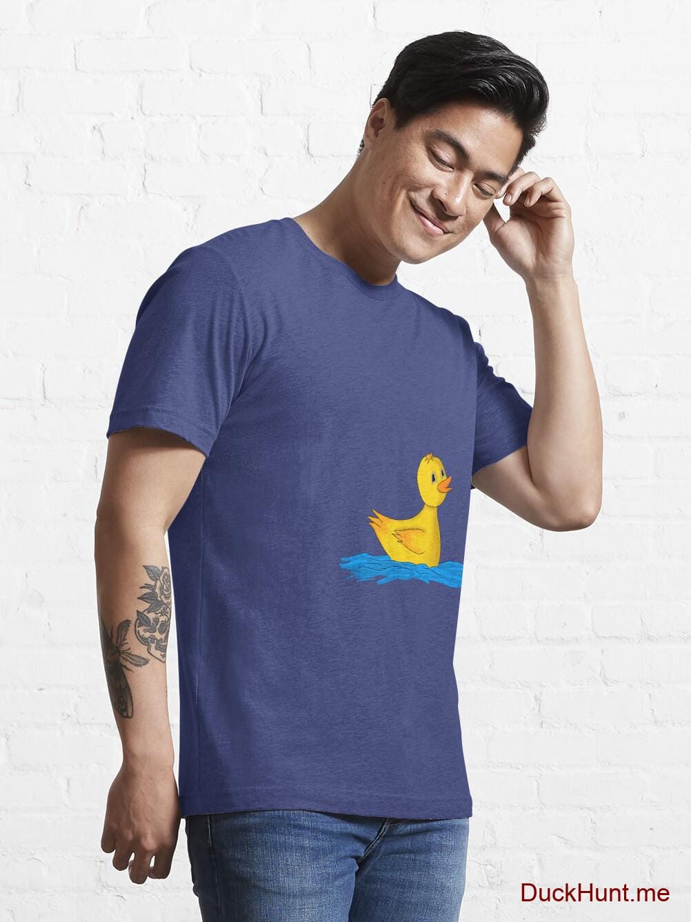 Plastic Duck Blue Essential T-Shirt (Front printed) alternative image 6