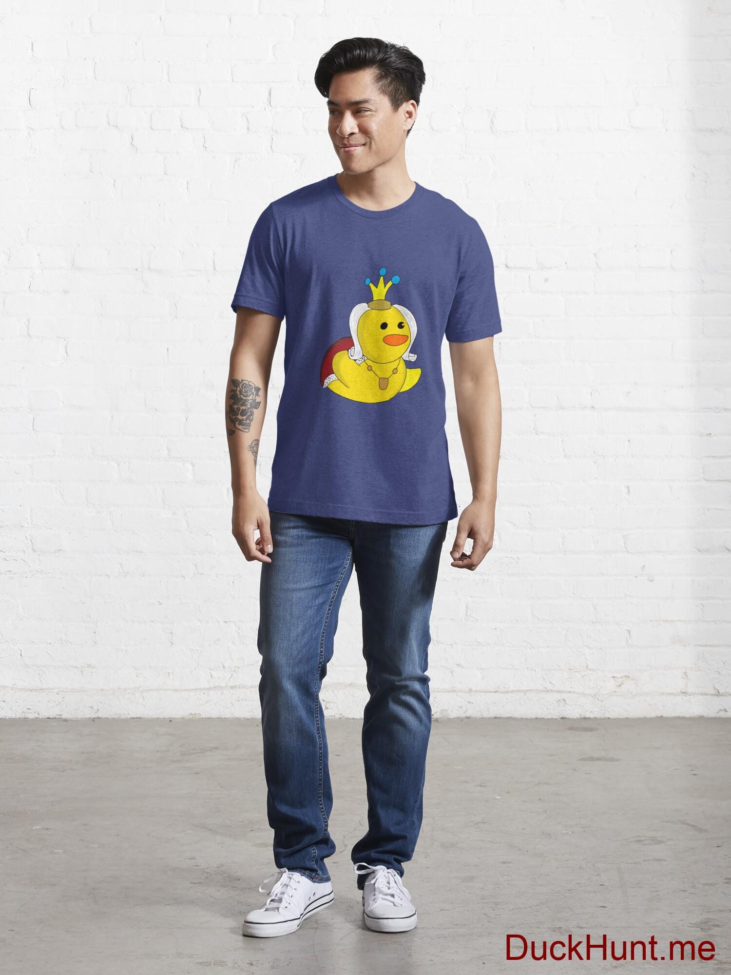 Royal Duck Blue Essential T-Shirt (Front printed) alternative image 4