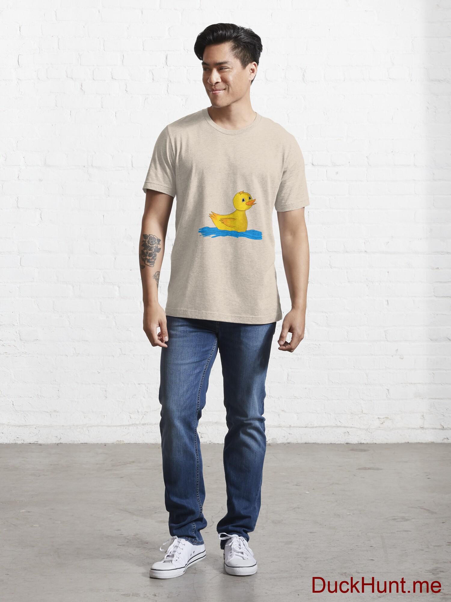 Plastic Duck Creme Essential T-Shirt (Front printed) alternative image 4