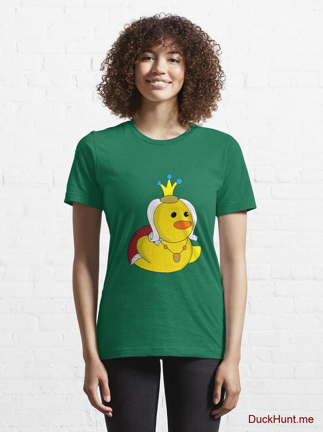 Royal Duck Green Essential T-Shirt (Front printed) alternative image 5