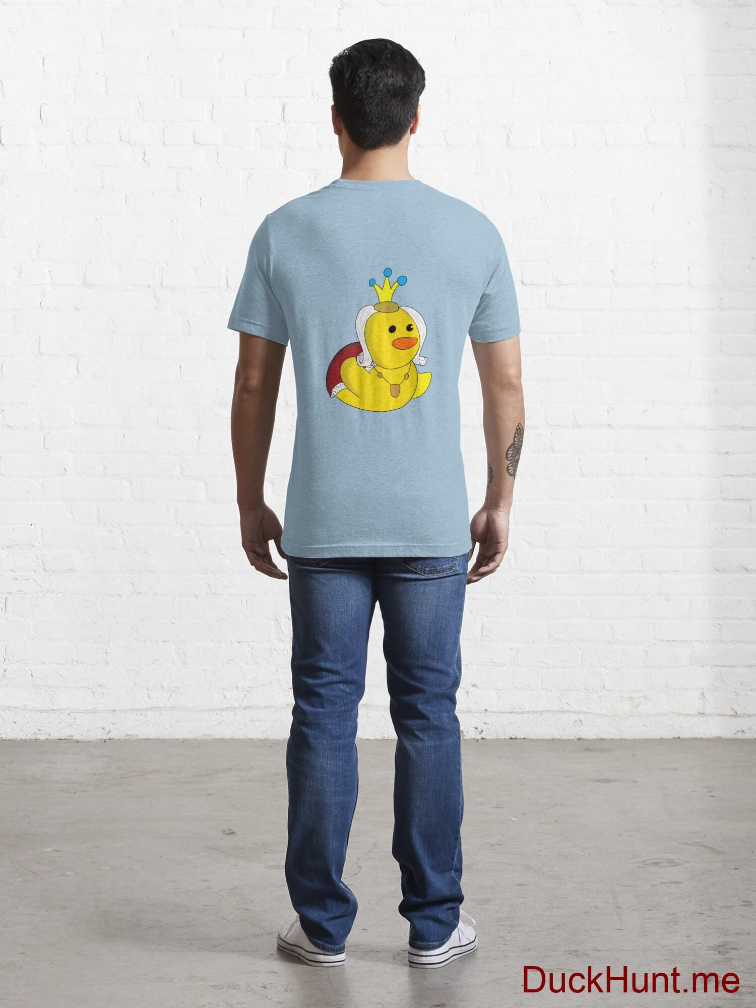 Royal Duck Light Blue Essential T-Shirt (Back printed) alternative image 3