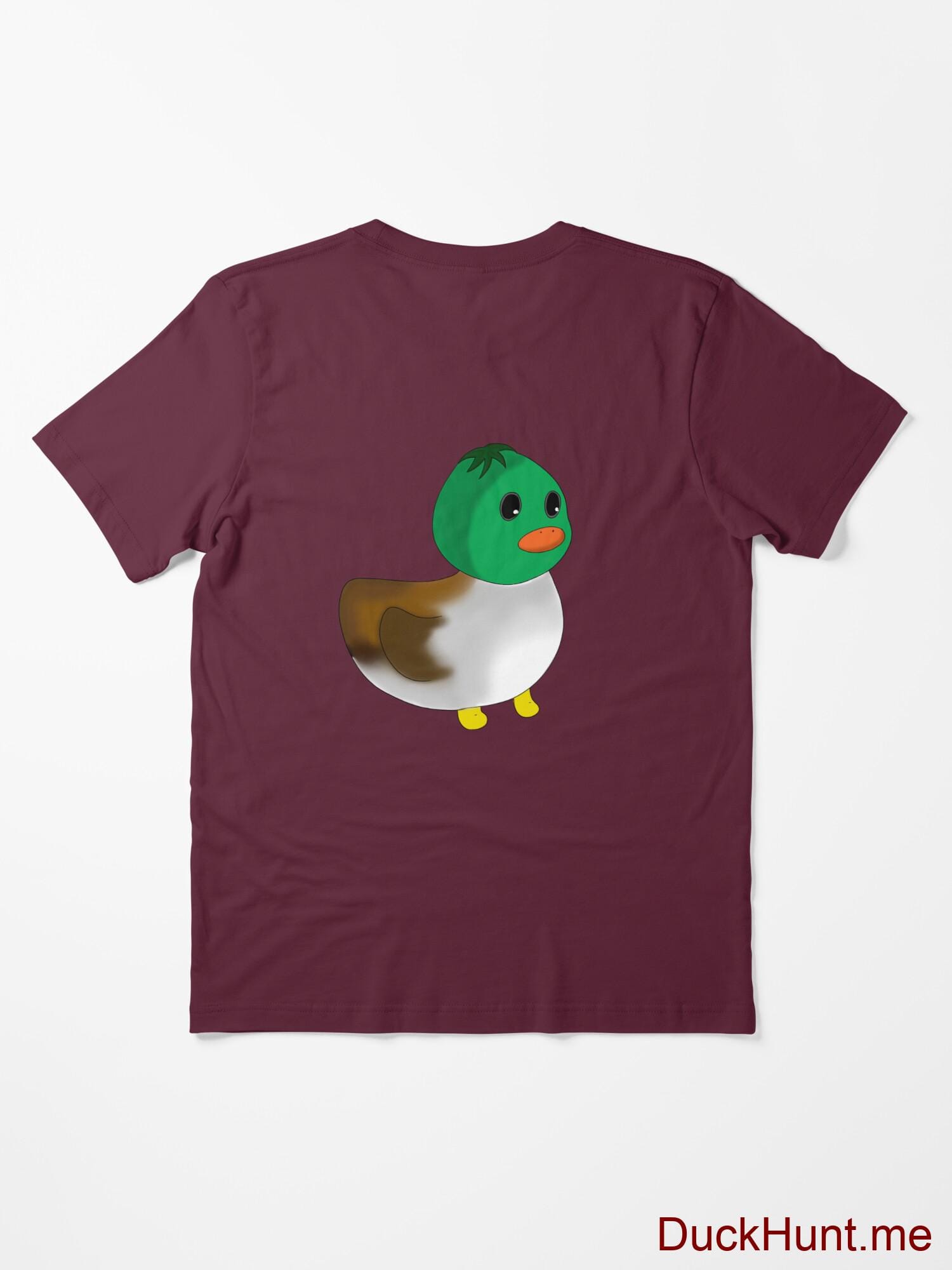 Normal Duck Dark Red Essential T-Shirt (Back printed) alternative image 1