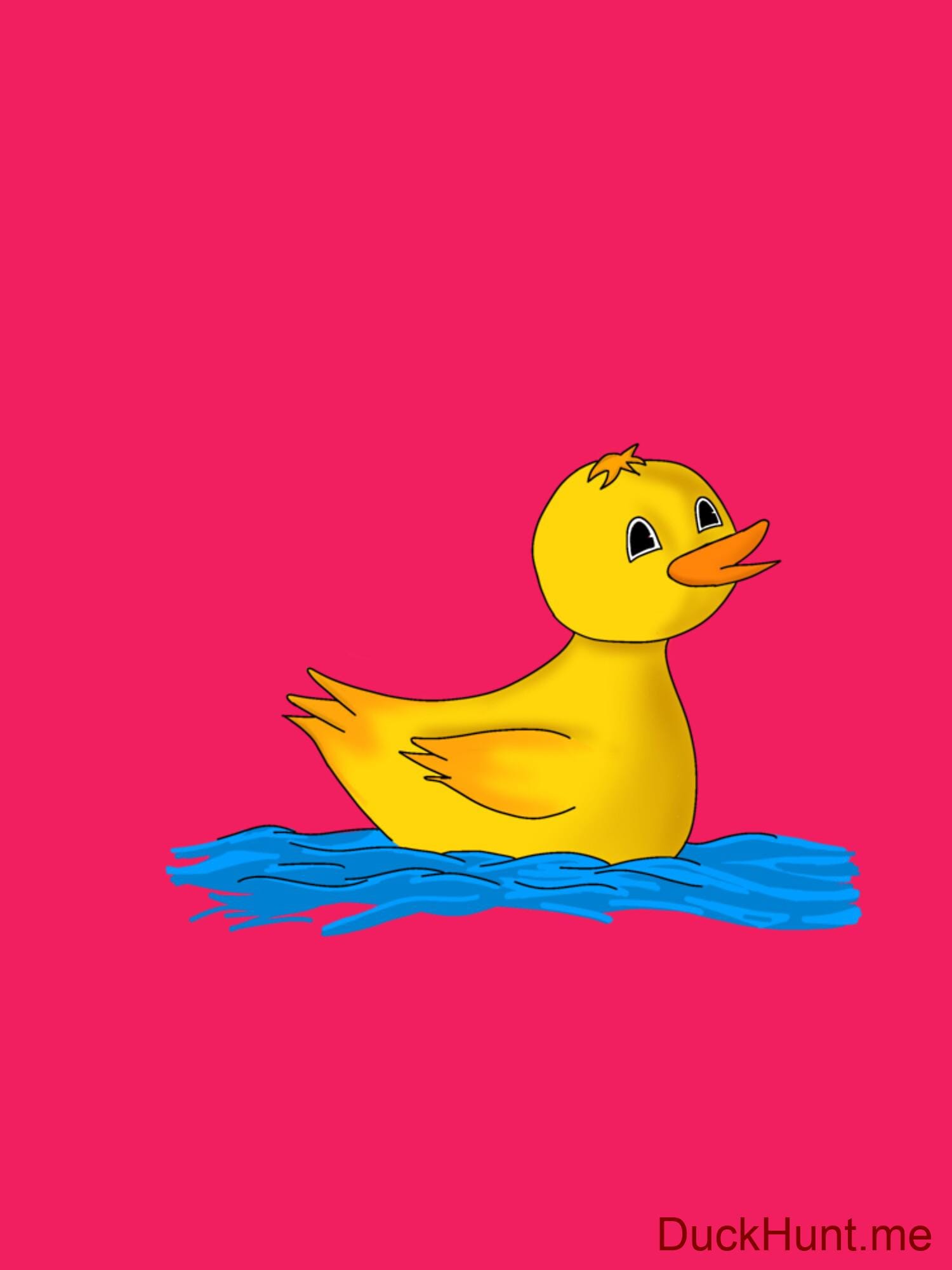 Plastic Duck Berry Fitted T-Shirt (Front printed) alternative image 1