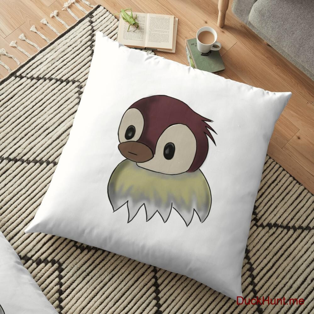 Ghost Duck (fogless) Floor Pillow