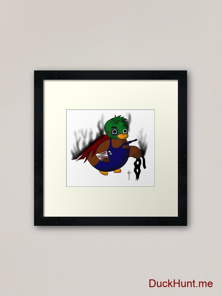 Dead Boss Duck (smoky) Framed Art Print alternative image 1