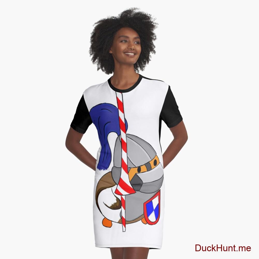 Armored Duck Graphic T-Shirt Dress