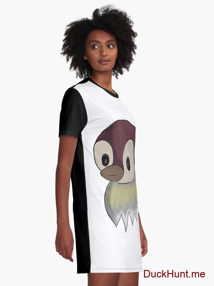 Ghost Duck (fogless) Graphic T-Shirt Dress alternative image 1