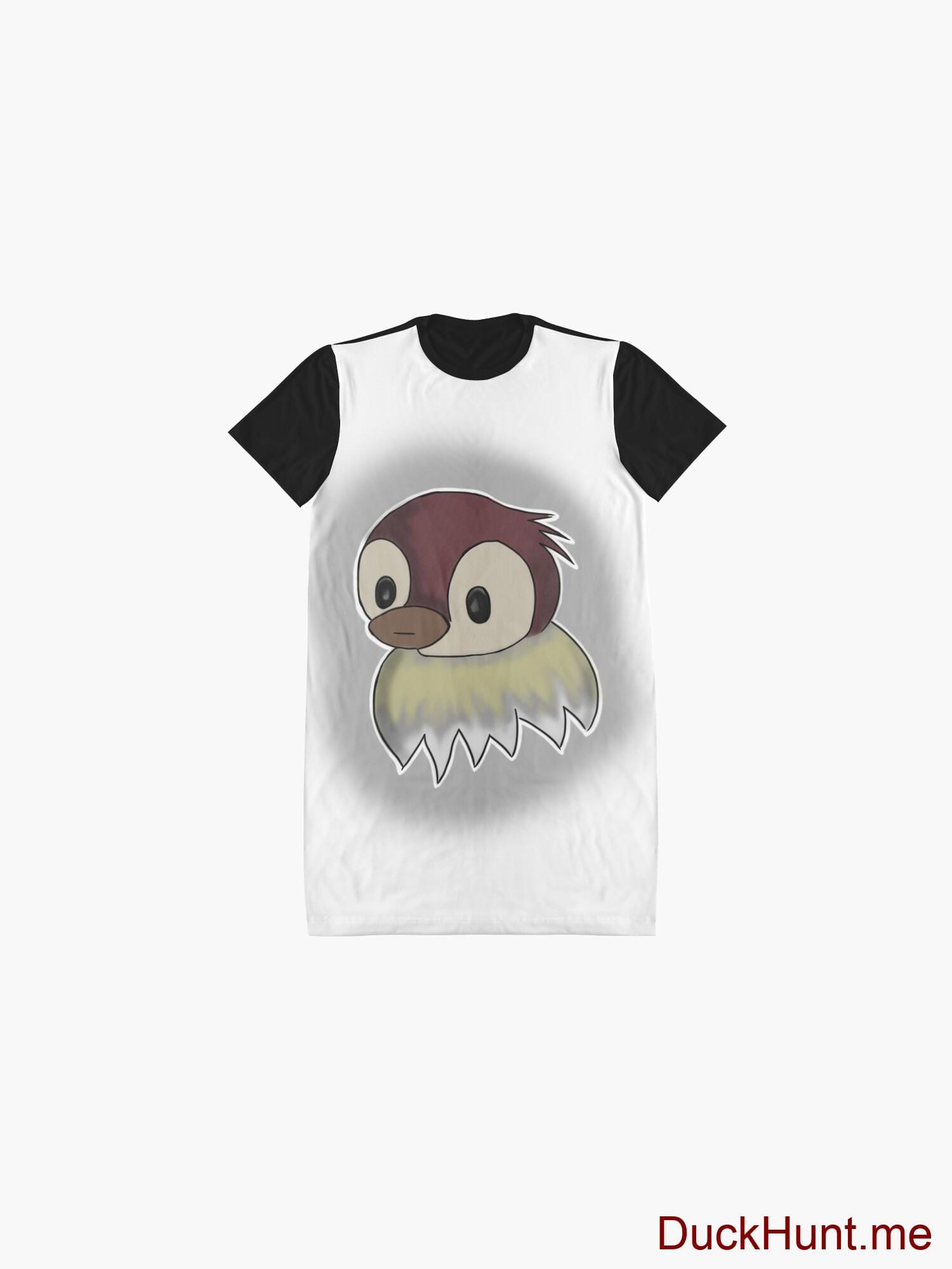 Ghost Duck (foggy) Graphic T-Shirt Dress alternative image 3