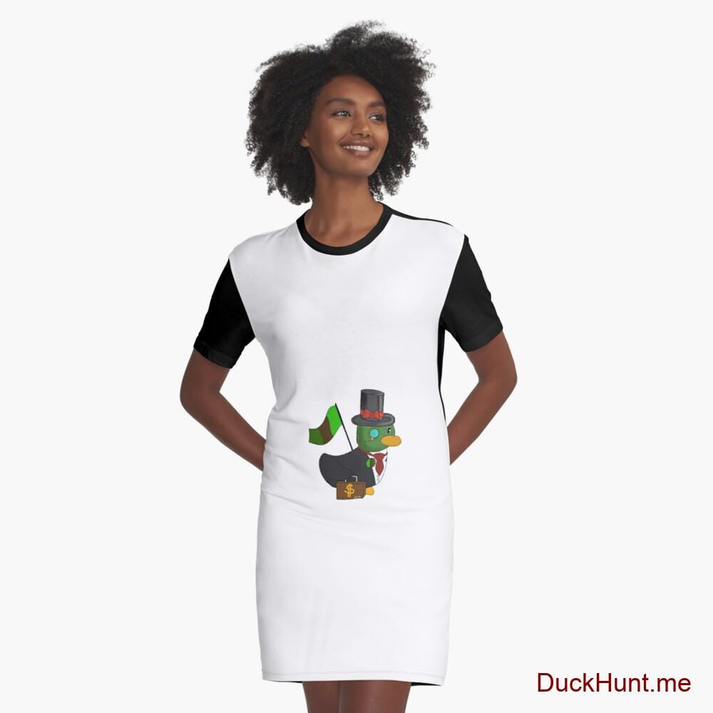 Golden Duck Graphic T-Shirt Dress