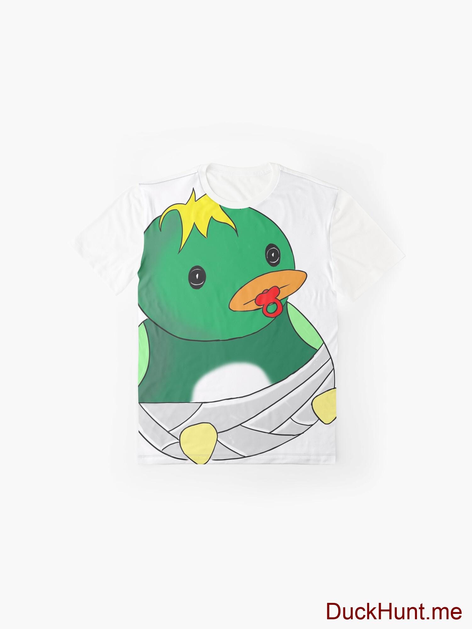 Baby duck White Graphic T-Shirt alternative image 3