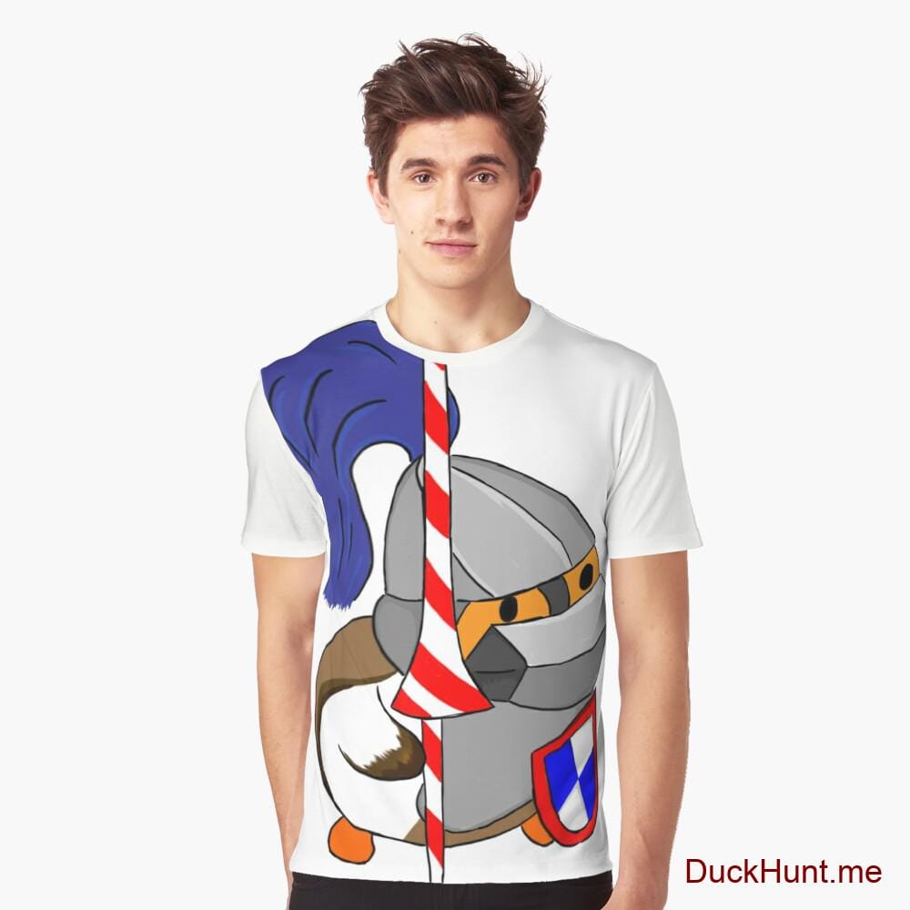 Armored Duck White Graphic T-Shirt