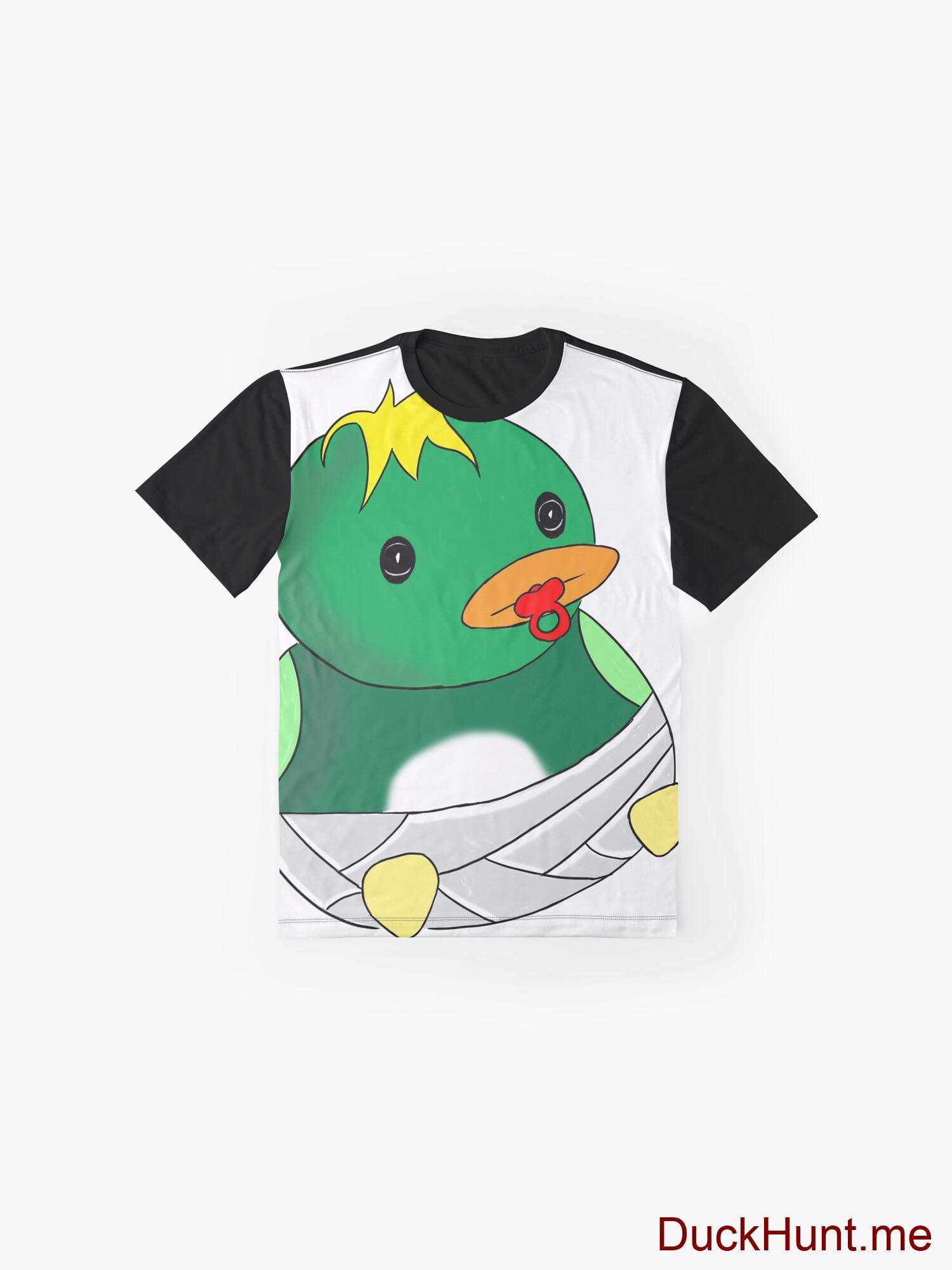 Baby duck Black Graphic T-Shirt alternative image 3