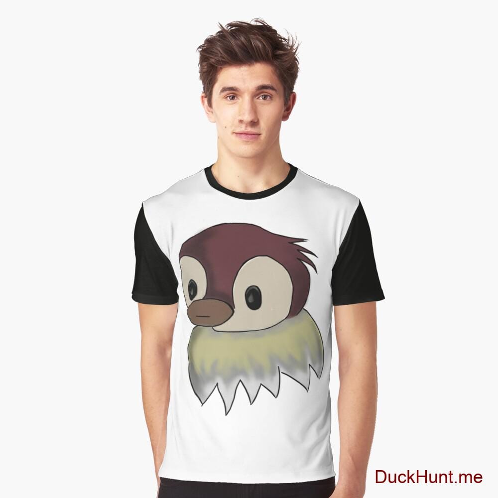 Ghost Duck (fogless) Black Graphic T-Shirt