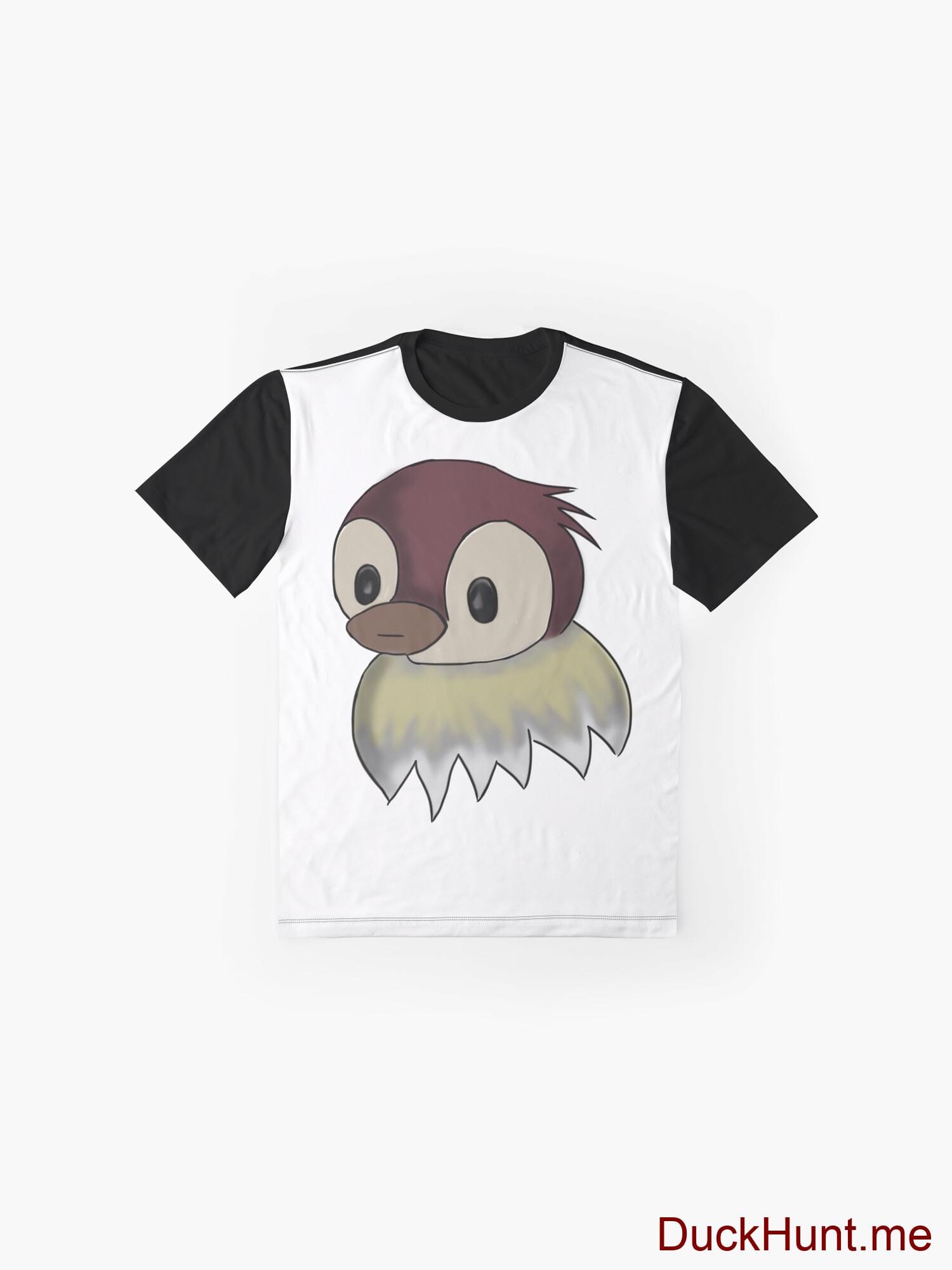 Ghost Duck (fogless) Black Graphic T-Shirt alternative image 3