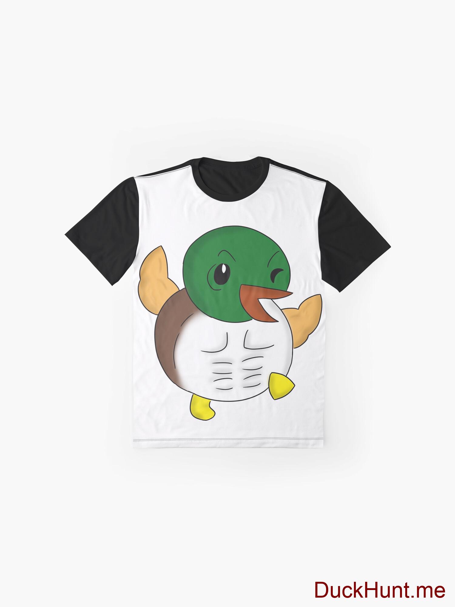 Super duck Black Graphic T-Shirt alternative image 3