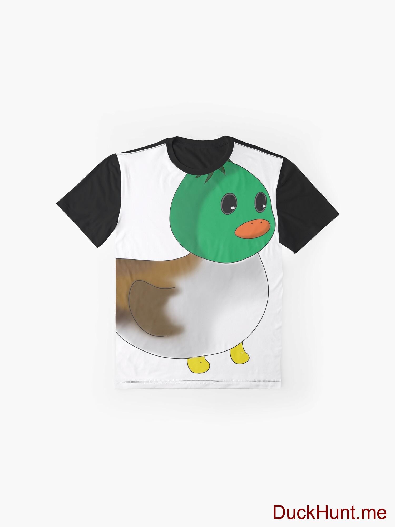 Normal Duck Black Graphic T-Shirt alternative image 3