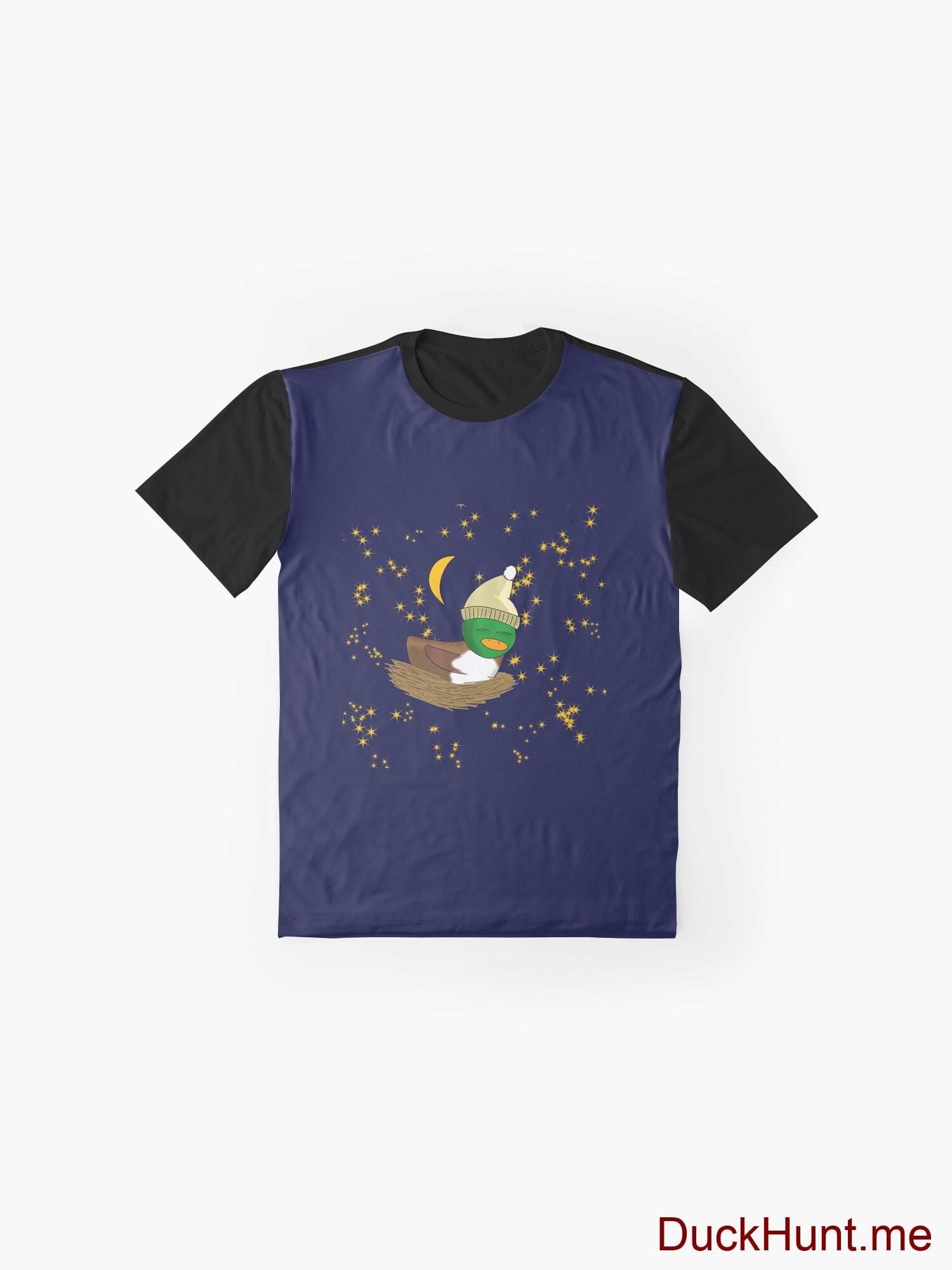 Night Duck Black Graphic T-Shirt alternative image 3