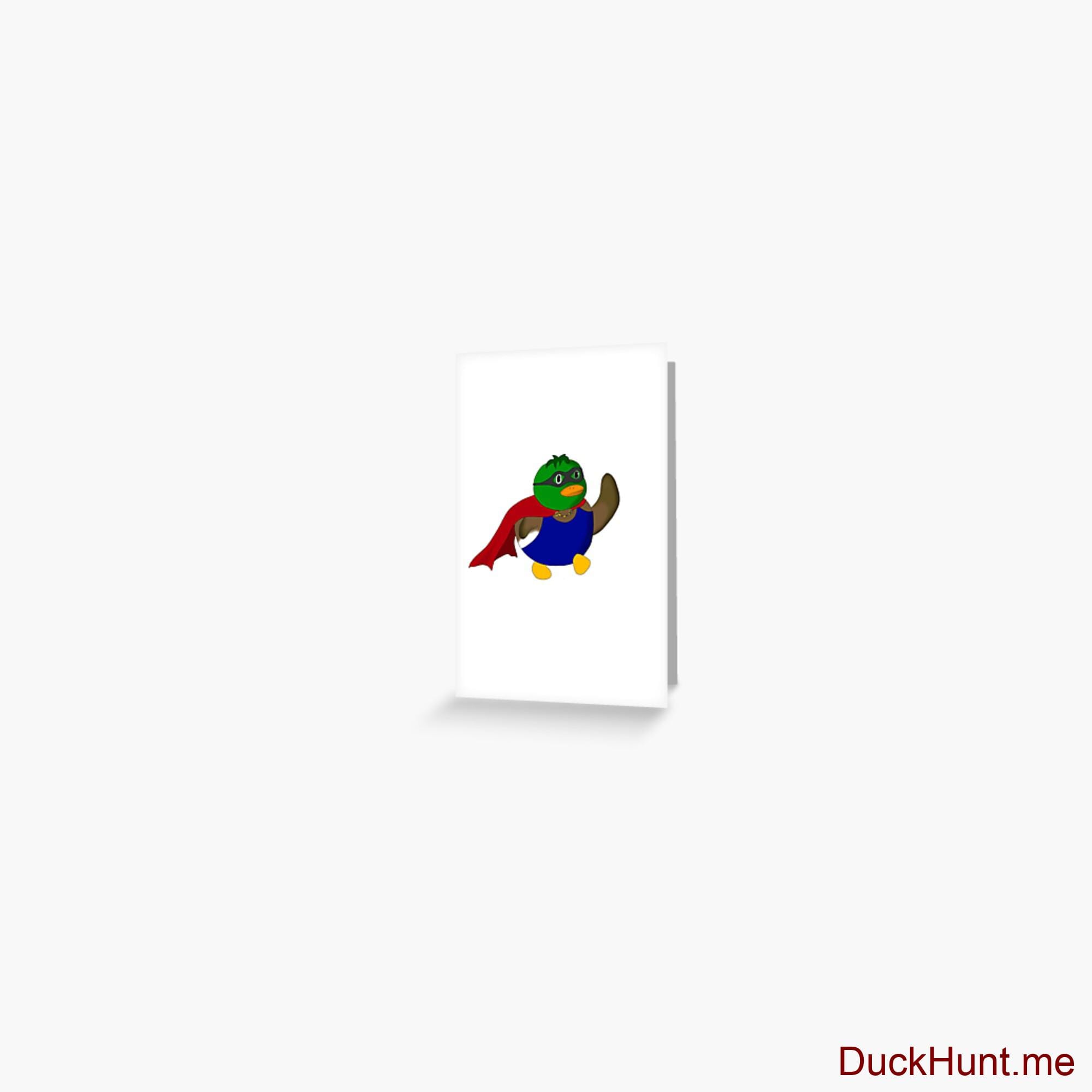 Alive Boss Duck Greeting Card