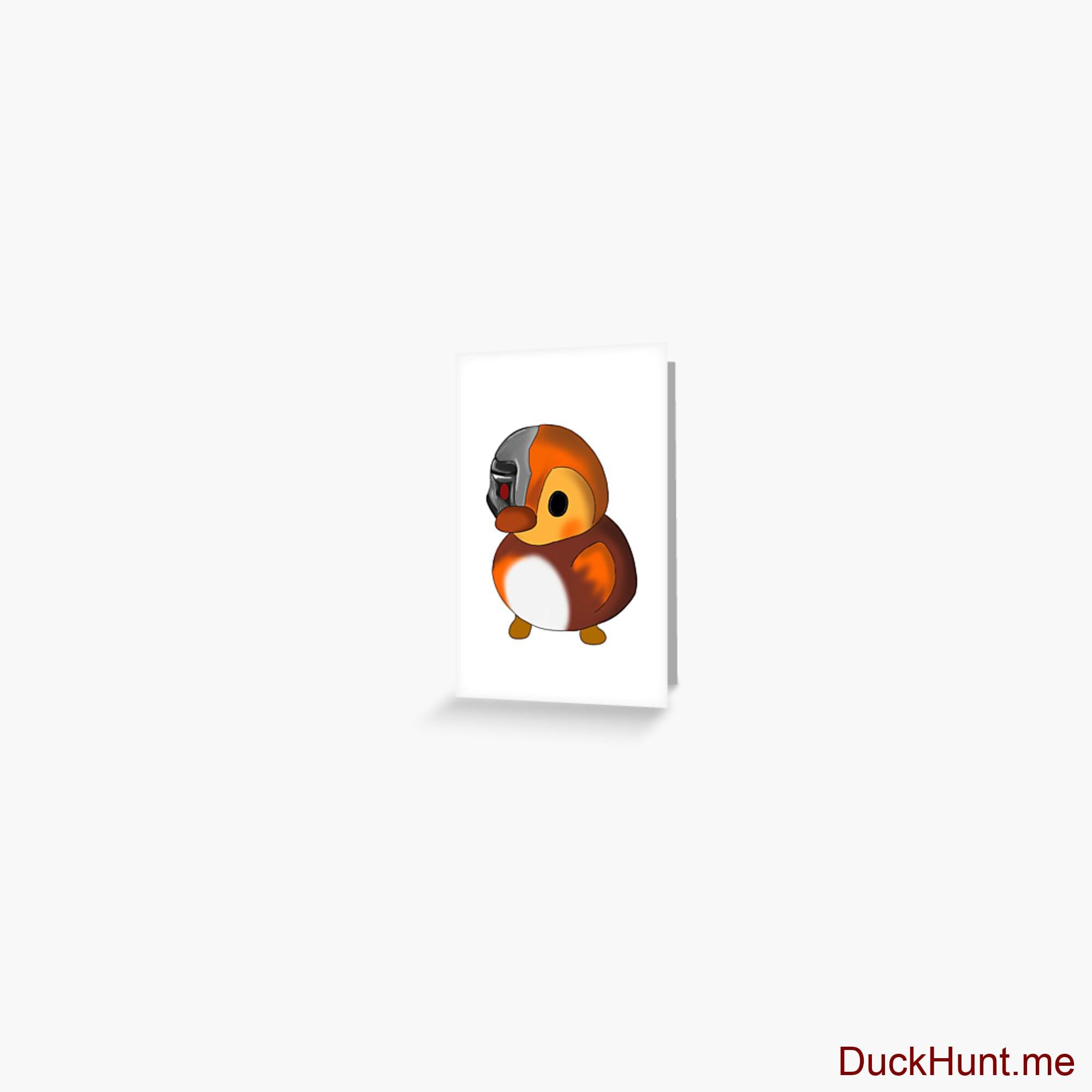 Mechanical Duck Greeting Card