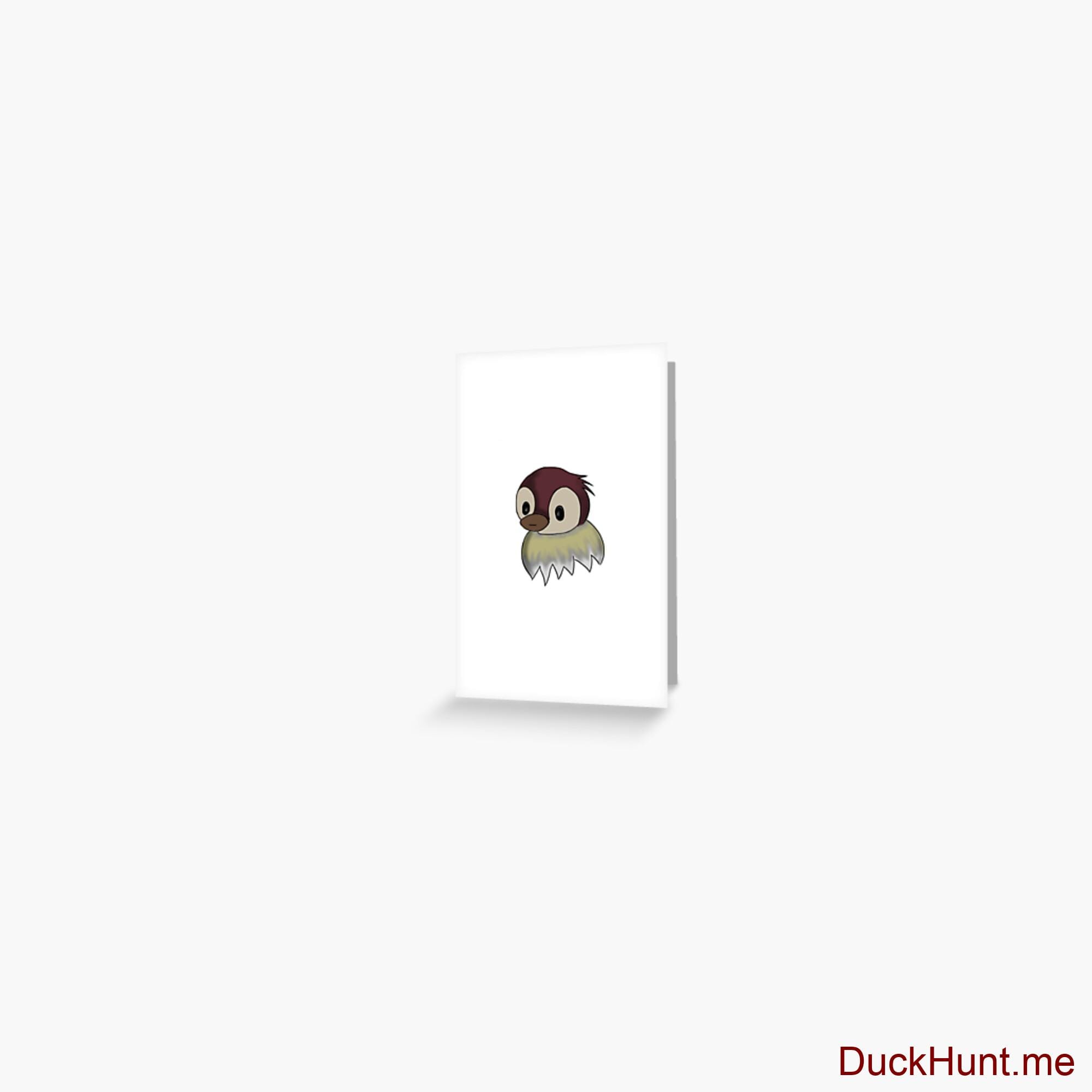 Ghost Duck (fogless) Greeting Card