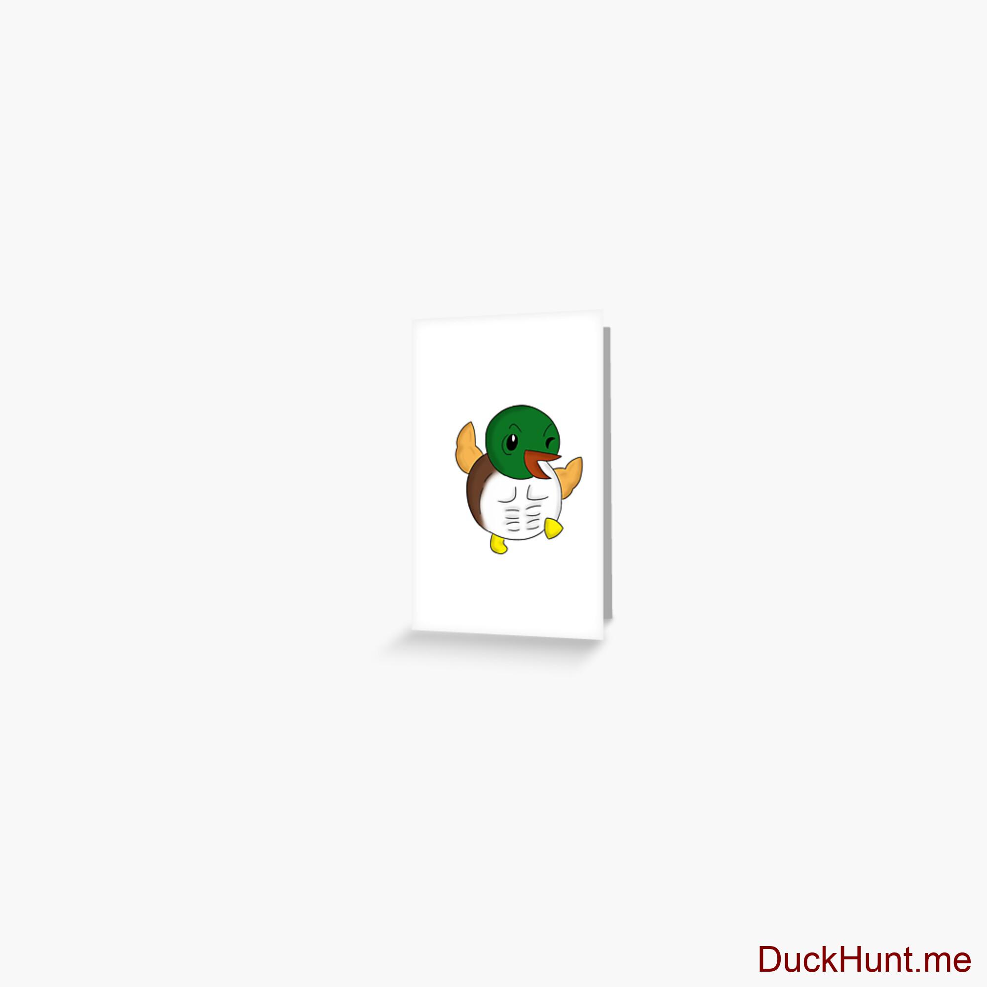 Super duck Greeting Card