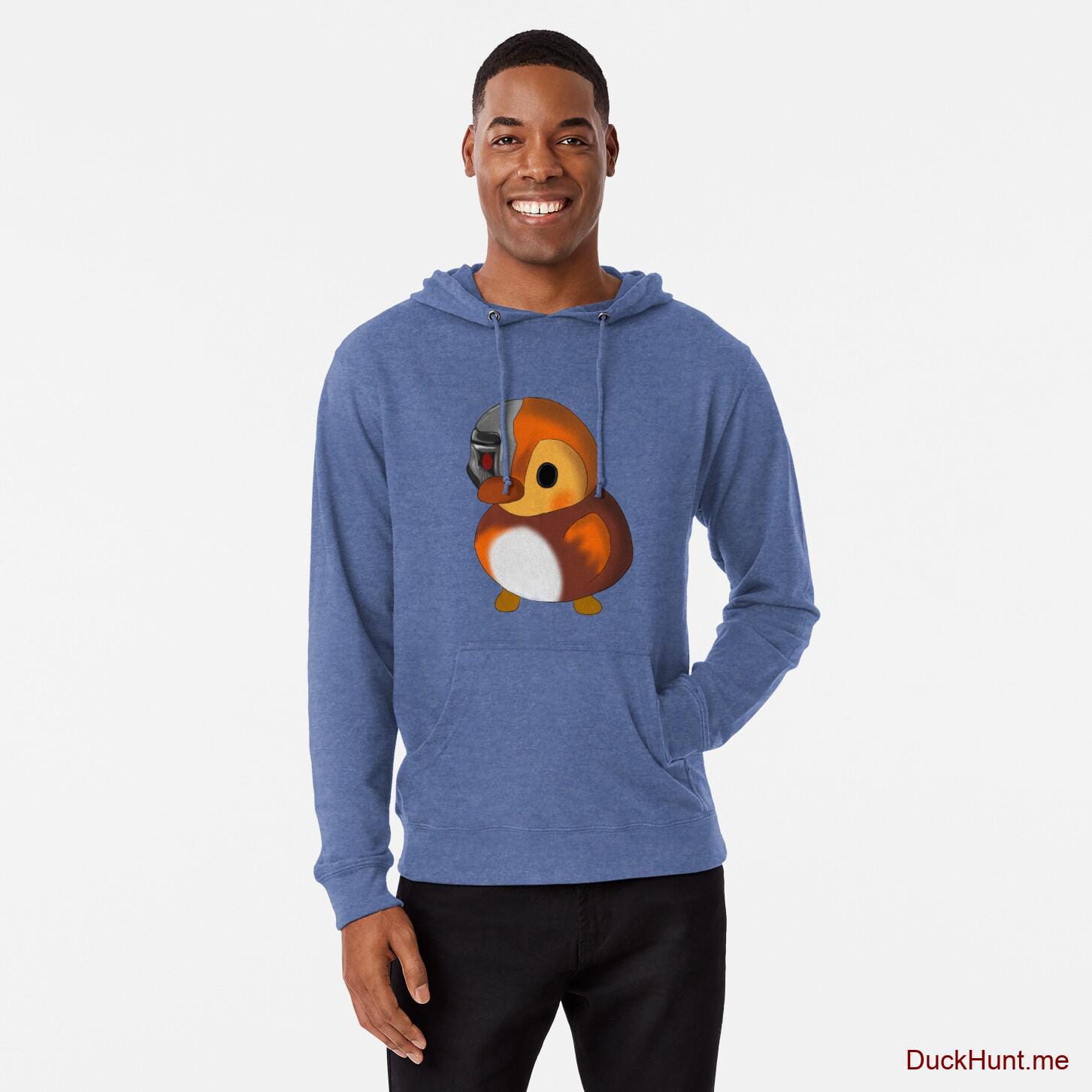 Mechanical Duck Royal Lightweight Hoodie (Front printed)