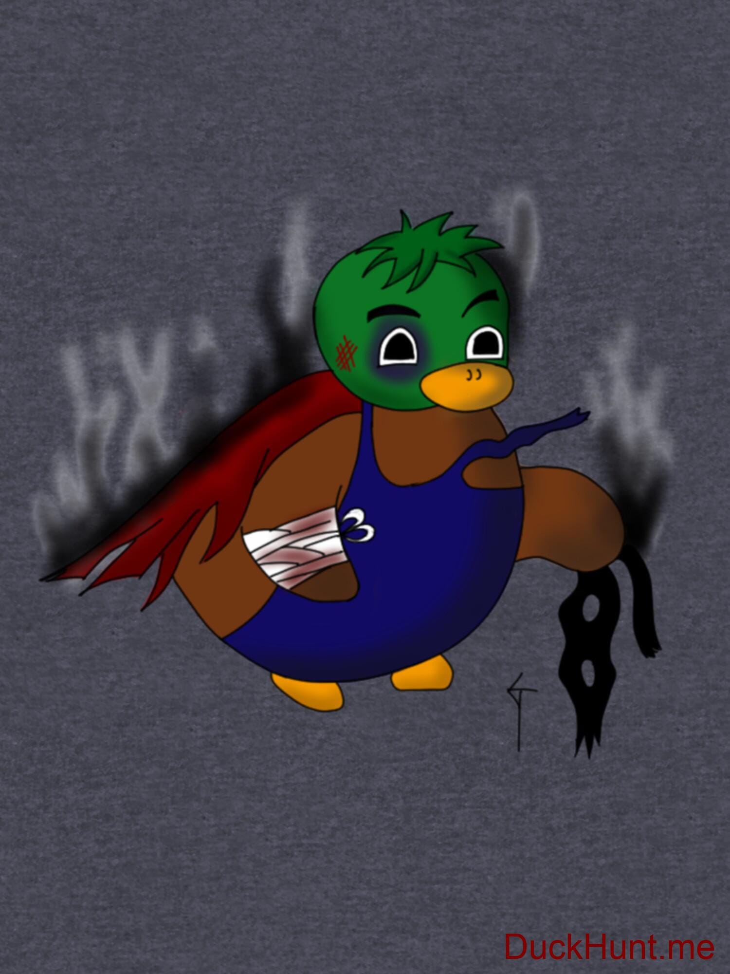 Dead Boss Duck (smoky) Denim Lightweight Hoodie (Back printed) alternative image 2