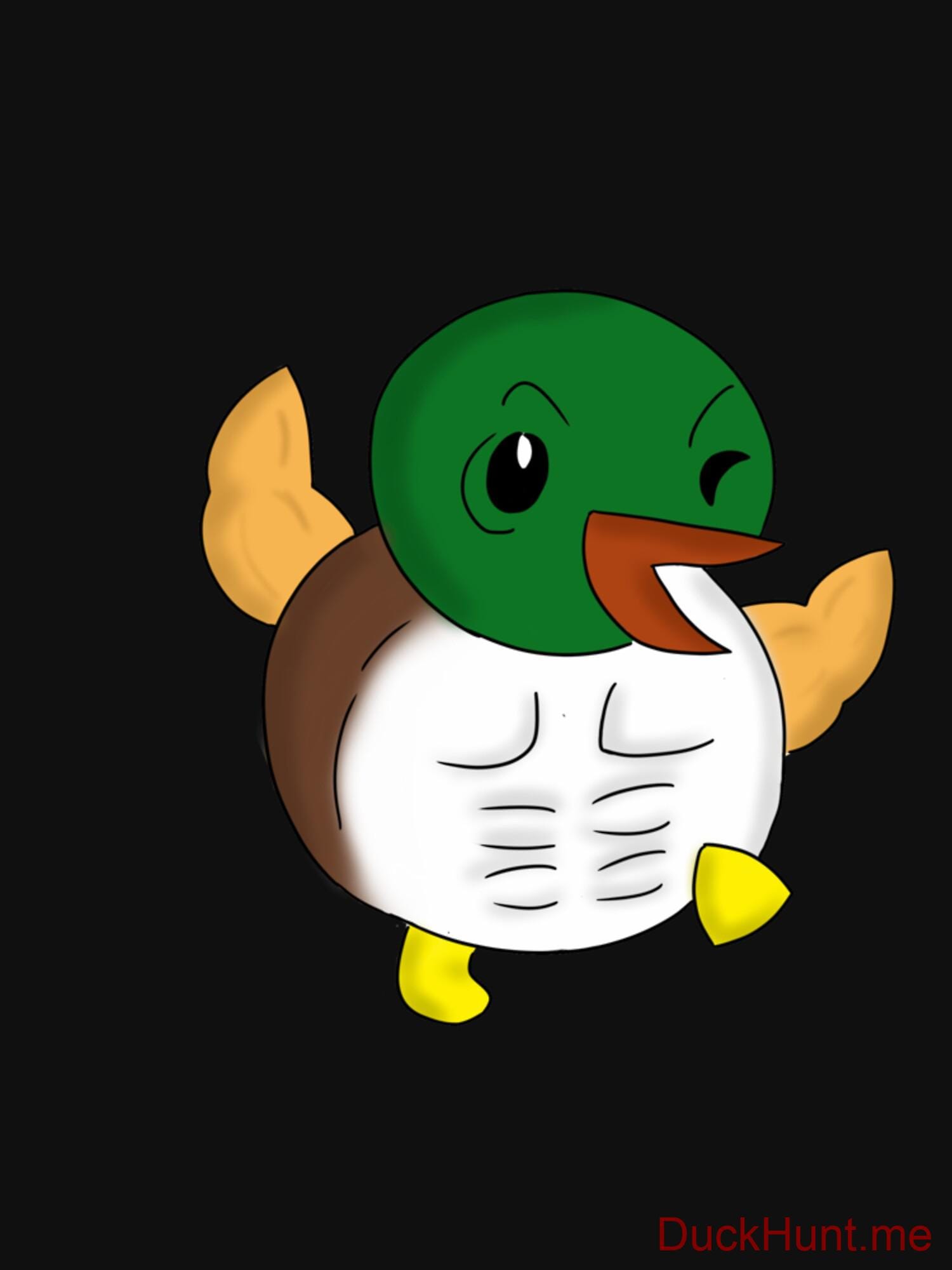 Super duck Black Lightweight Hoodie (Back printed) alternative image 2