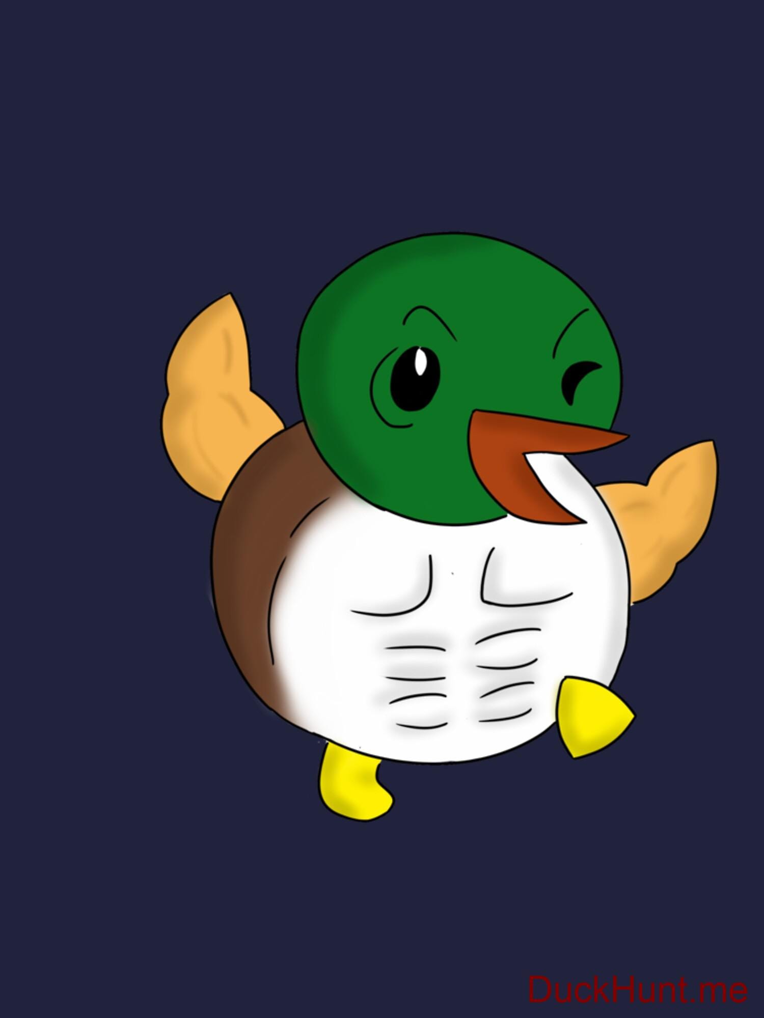 Super duck Navy Lightweight Hoodie (Back printed) alternative image 2