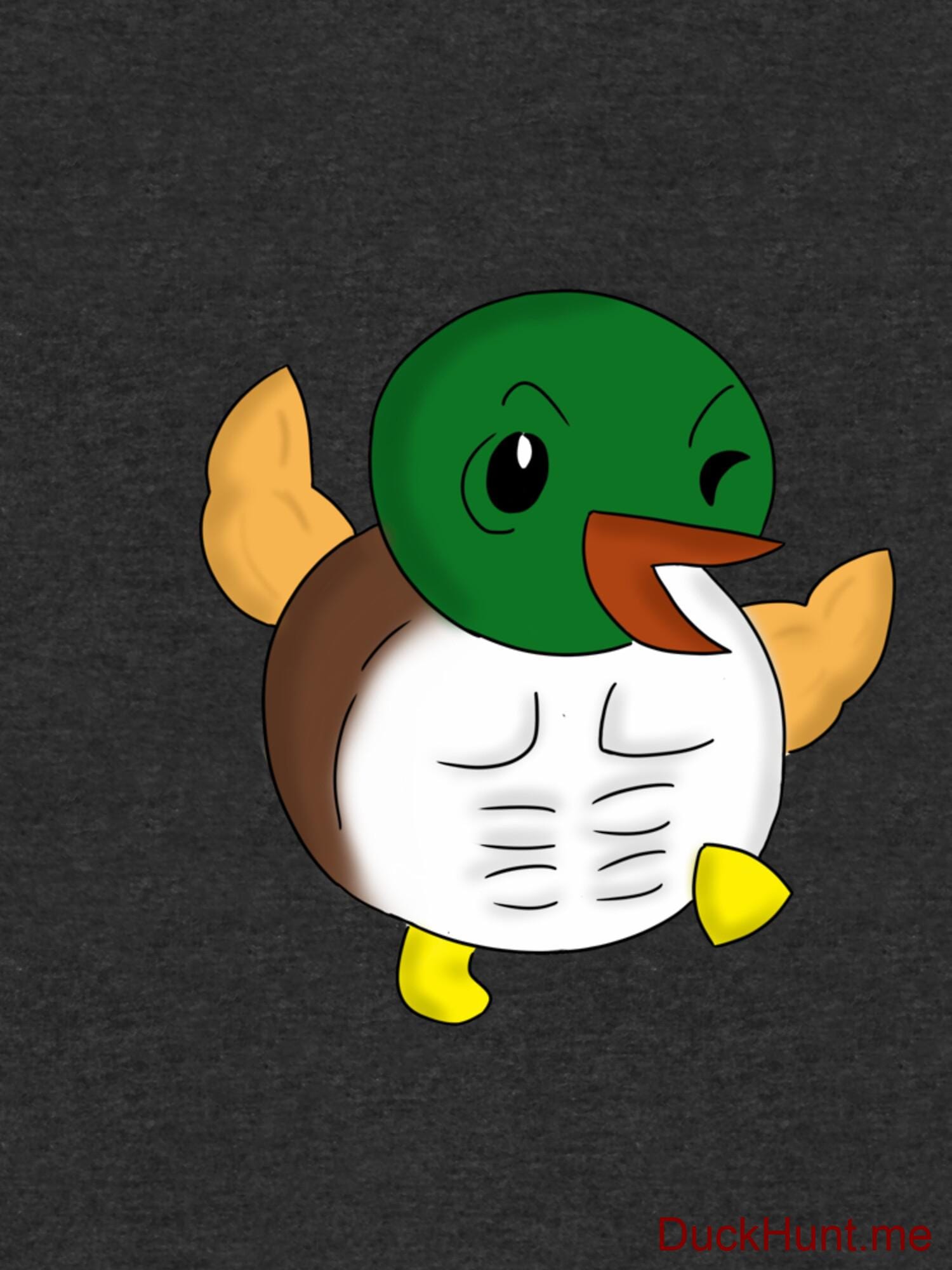 Super duck Charcoal Lightweight Hoodie (Back printed) alternative image 2