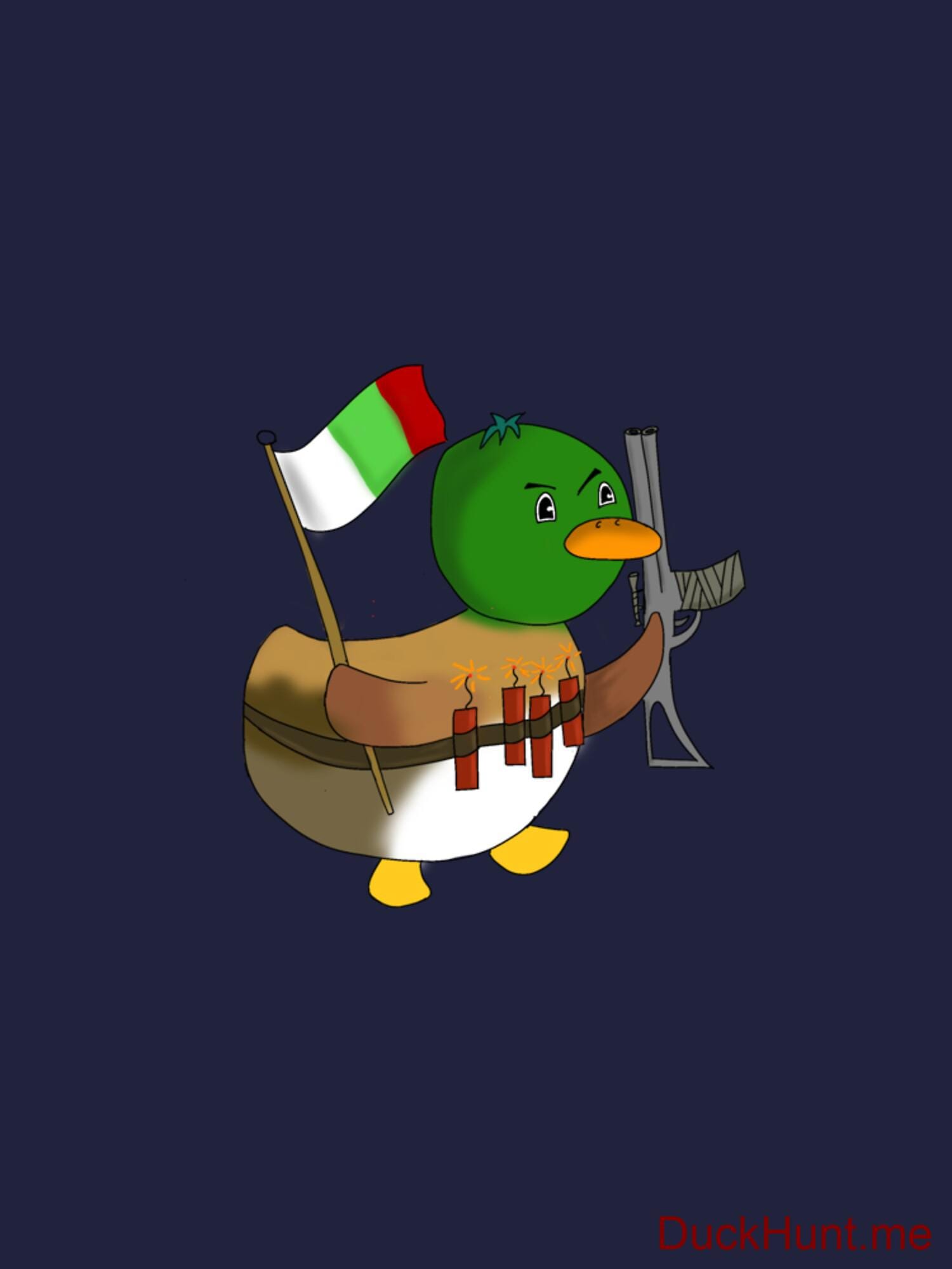 Kamikaze Duck Navy Lightweight Hoodie (Front printed) alternative image 2
