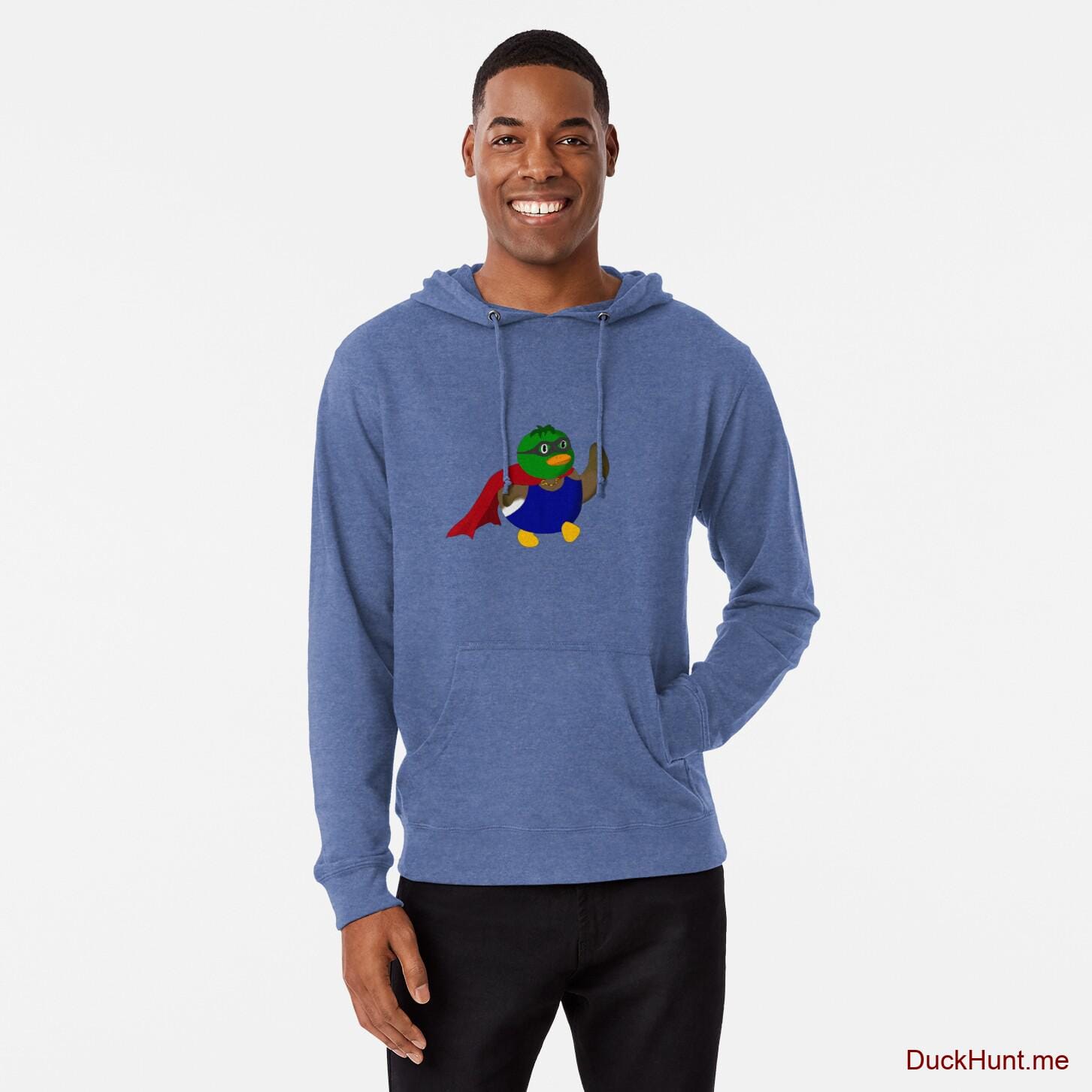 Alive Boss Duck Royal Lightweight Hoodie (Front printed)