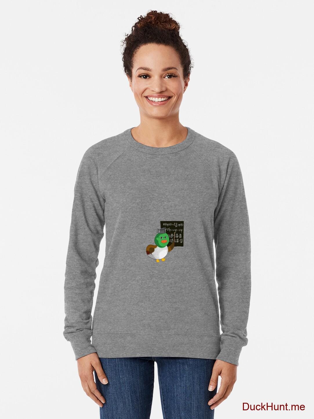 Prof Duck Grey Lightweight Sweatshirt alternative image 1