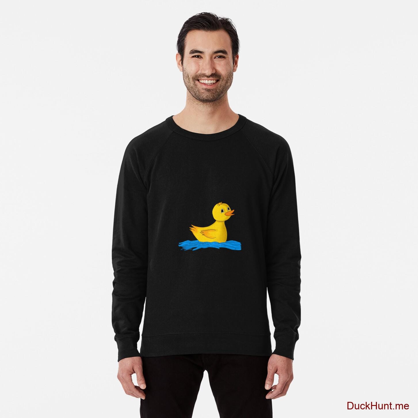 Plastic Duck Black Lightweight Sweatshirt
