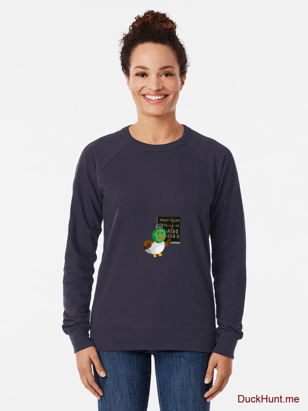 Prof Duck Navy Lightweight Sweatshirt alternative image 1