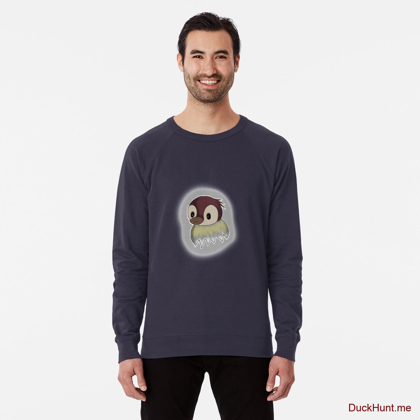 Ghost Duck (foggy) Navy Lightweight Sweatshirt