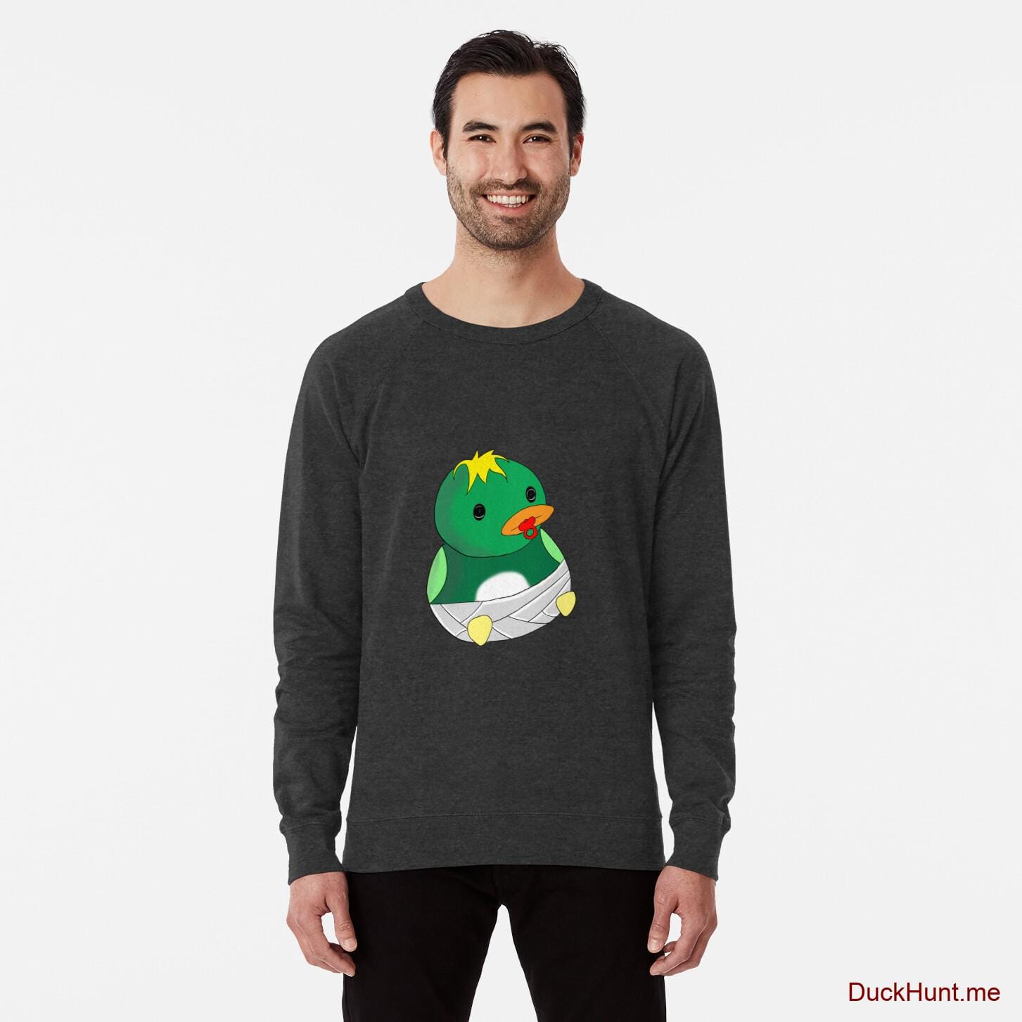 Baby duck Charcoal Lightweight Sweatshirt