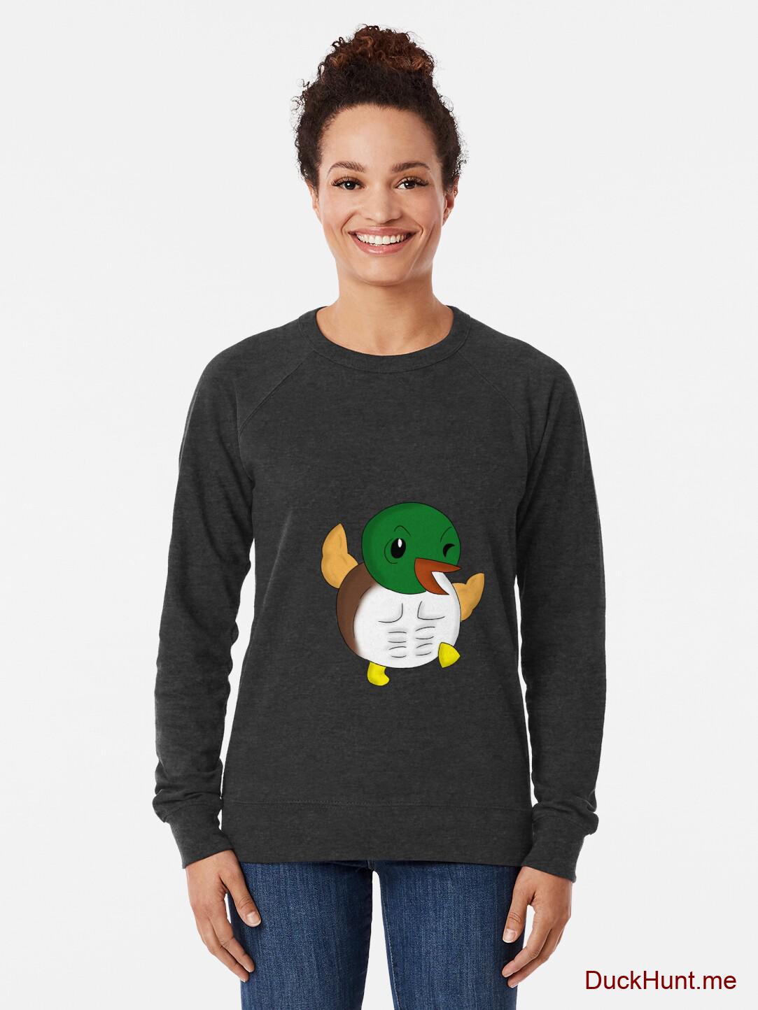 Super duck Charcoal Lightweight Sweatshirt alternative image 1