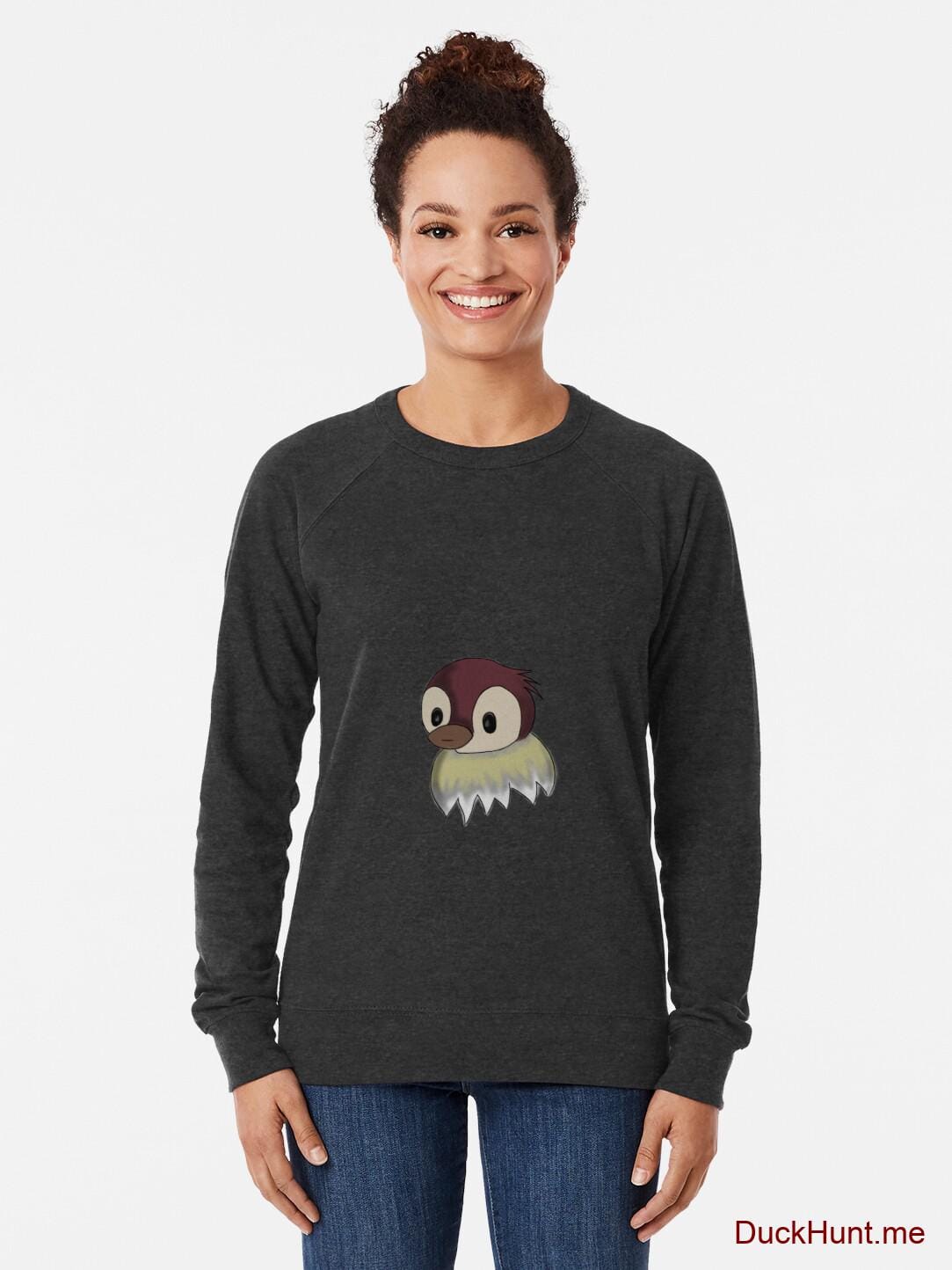 Ghost Duck (fogless) Charcoal Lightweight Sweatshirt alternative image 1