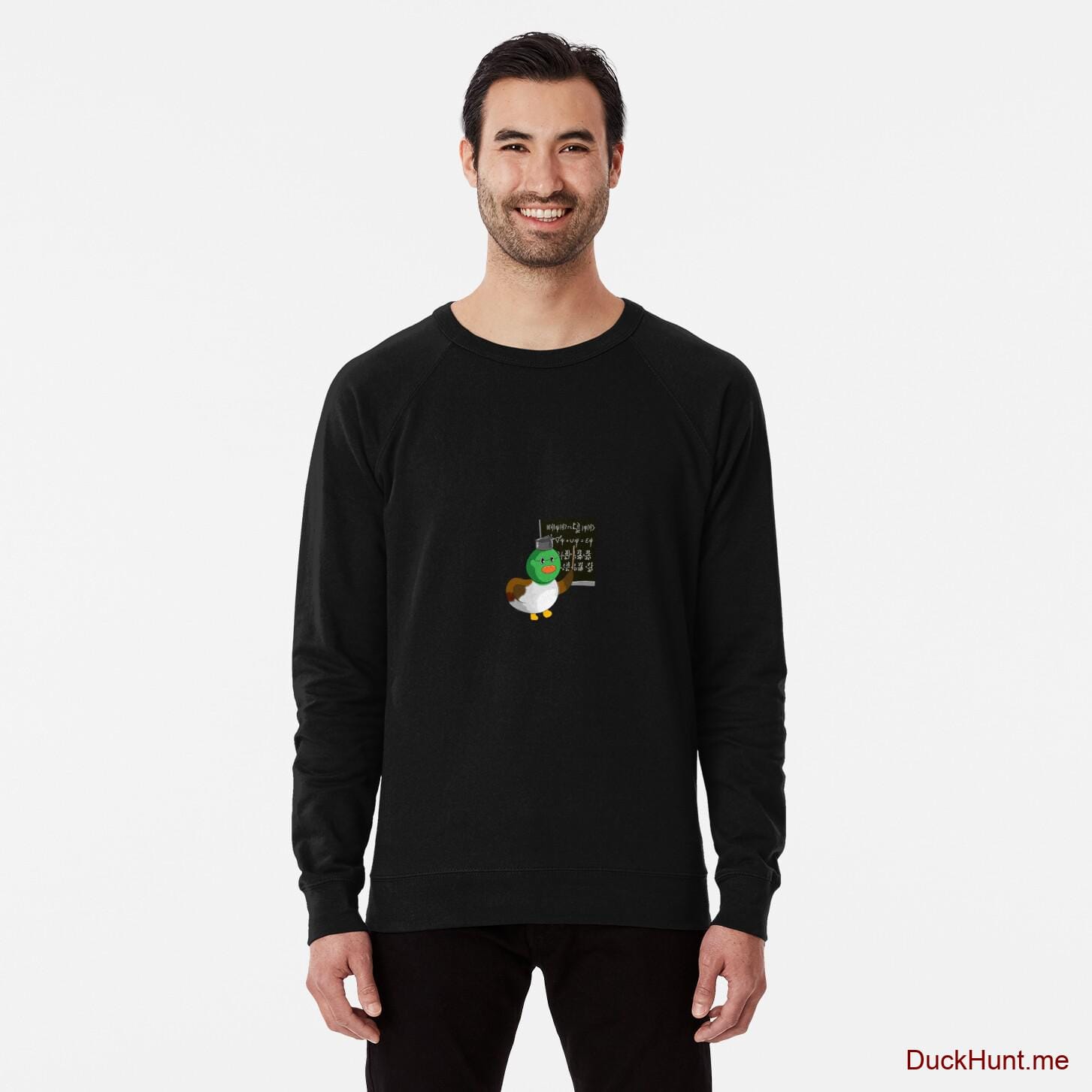 Prof Duck Black Lightweight Sweatshirt